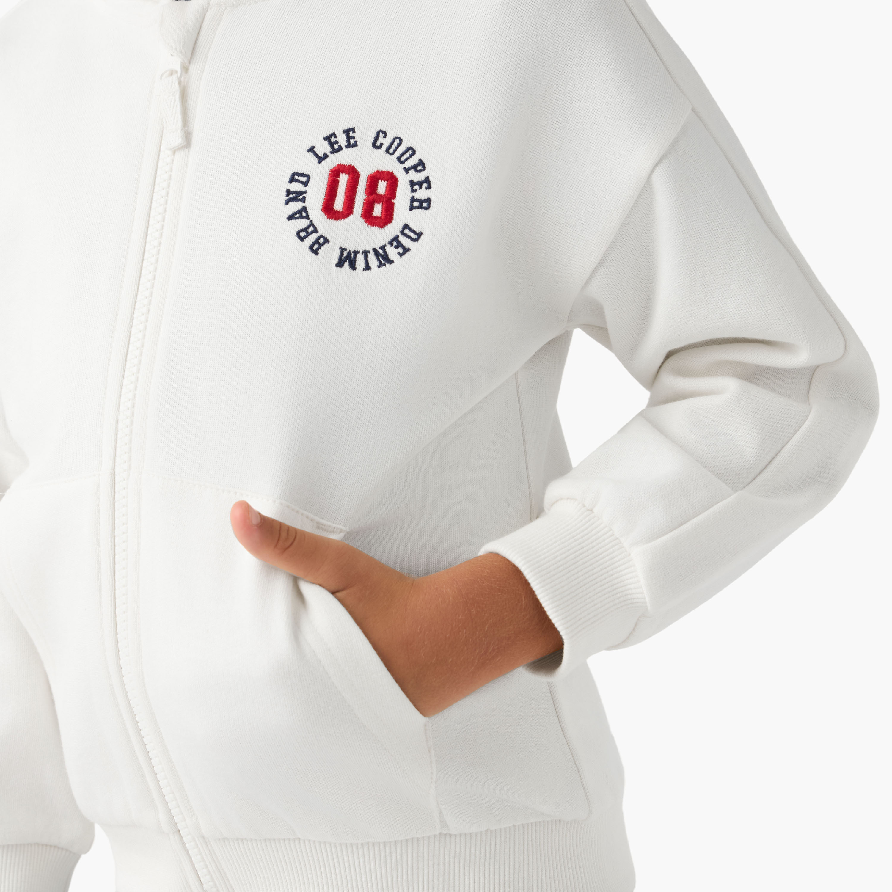 سويت شيرت بقبعة وتطريز من لي كوبر-boys-clothing-sweatshirts-image-2