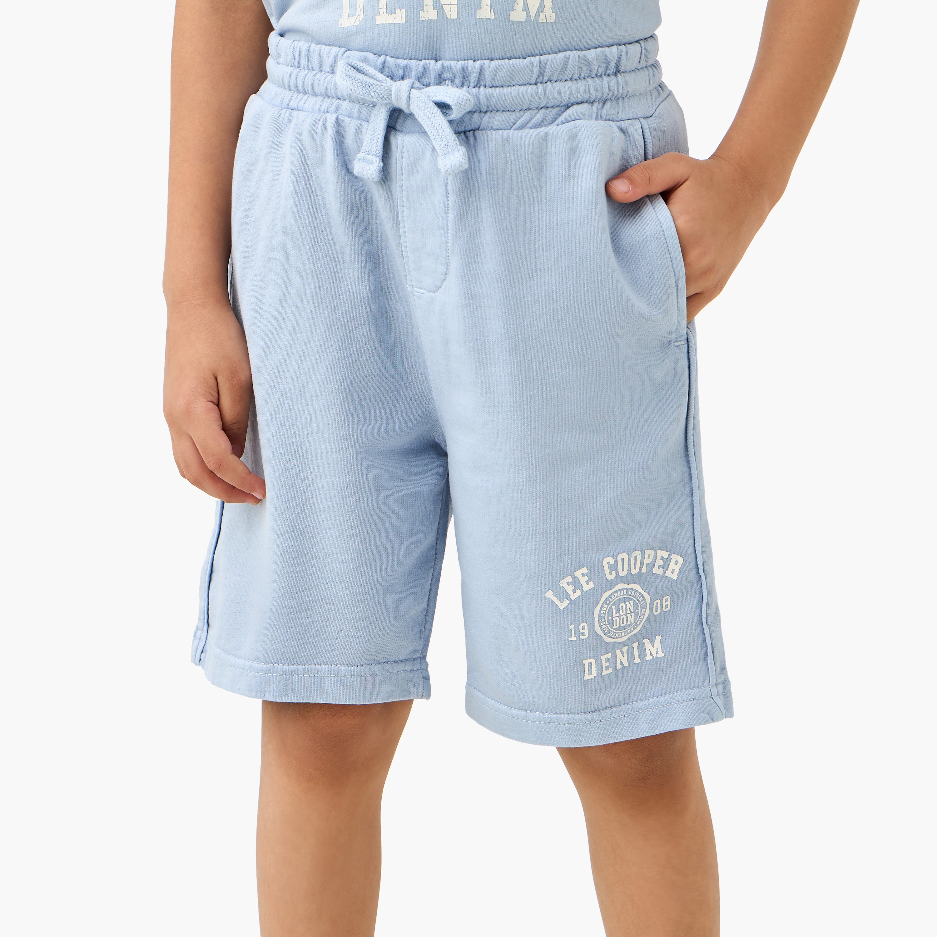 طقم شورت وتيشيرت بطبعات جرافيك من لي كوبر-boys-clothing-setsandcoords-image-3