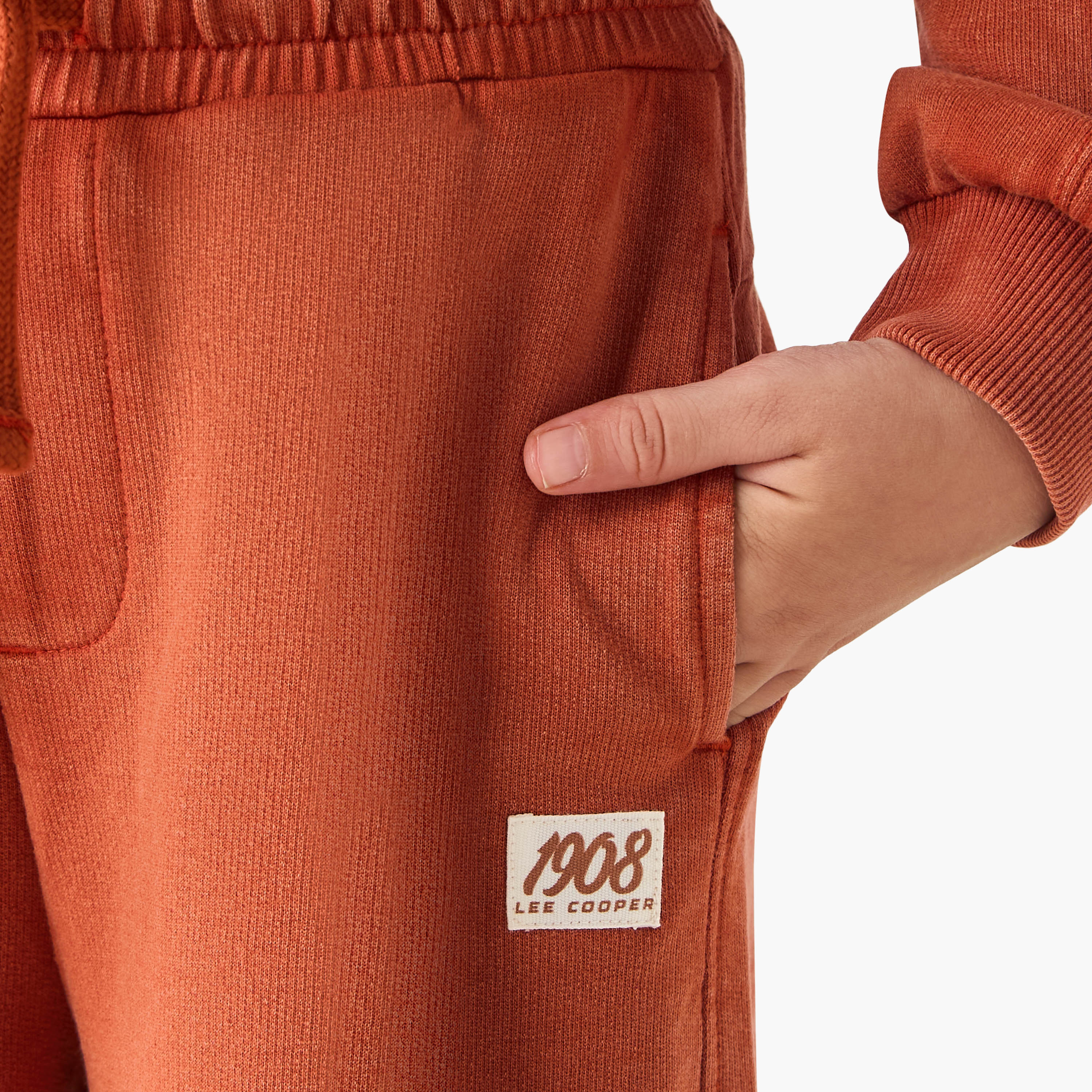 Lee Cooper Boys Sweatshirt and Track Pant Set with Print - Cotton - Long Sleeves - Crew Neck-boys-clothing-setsandcoords-image-6