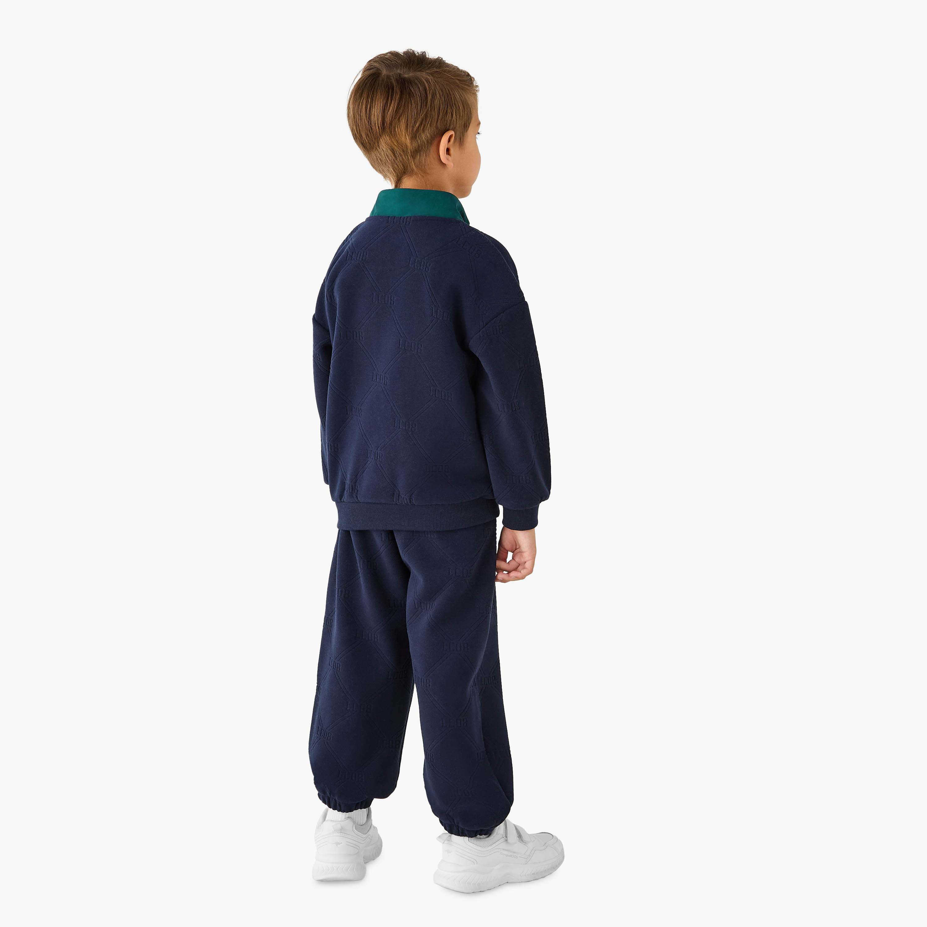 Lee Cooper Varsity Print Sweatshirt and Joggers Set-baby-boys-clothing-winterwear-setsandcoords-image-4