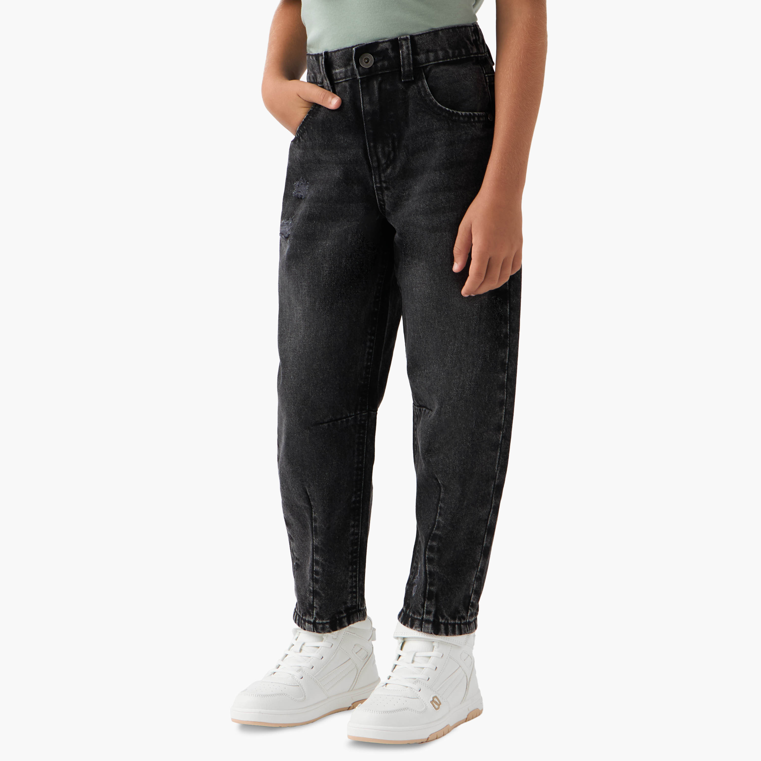 بنطلون جينز سادة بجيوب للأولاد من لي كوبر-baby-boys-clothing-bottoms-jeans-image-5