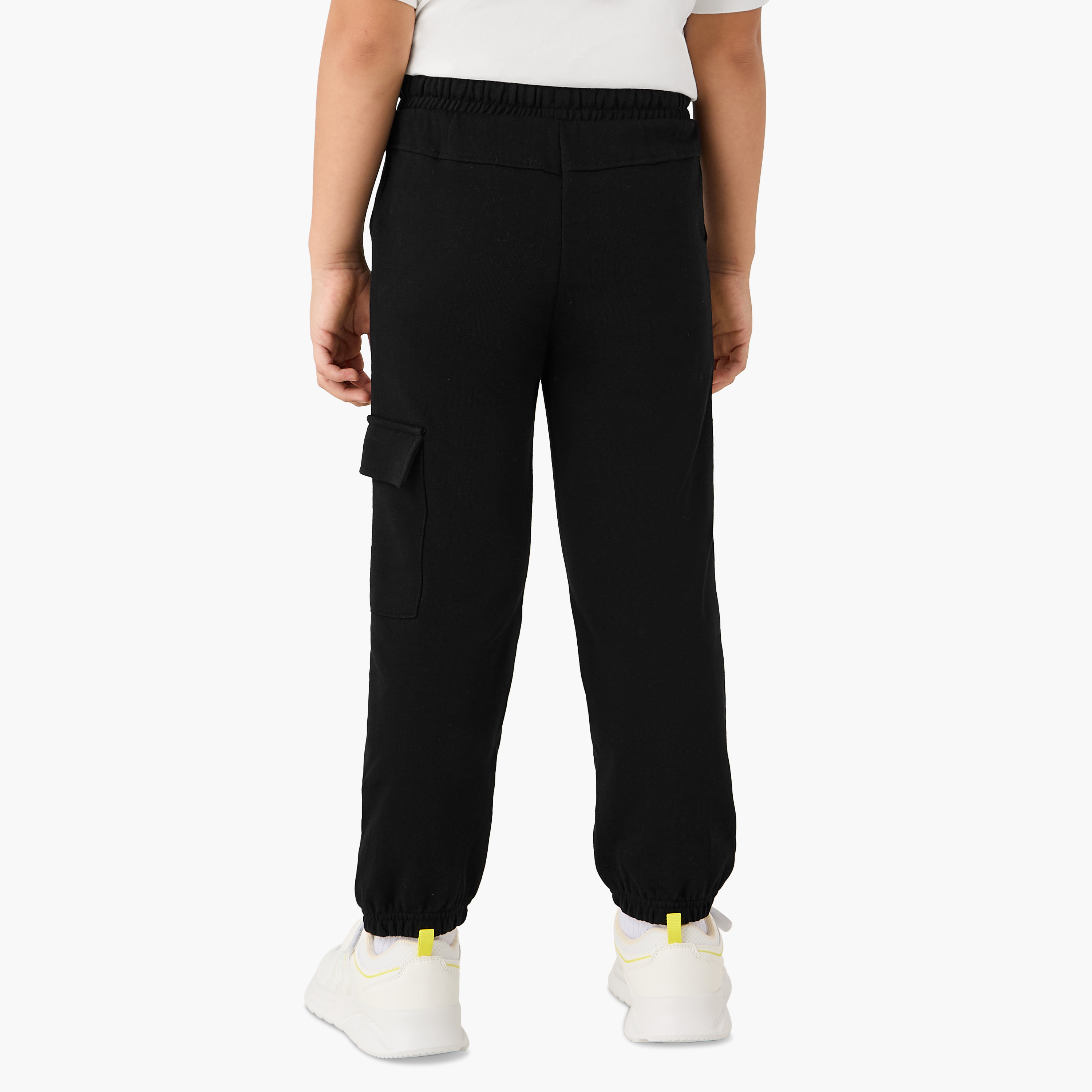 بنطلون رياضي برباط إغلاق وجيوب وطبعات هوت ويلز-boys-clothing-bottoms-joggersandtrackpants-image-3
