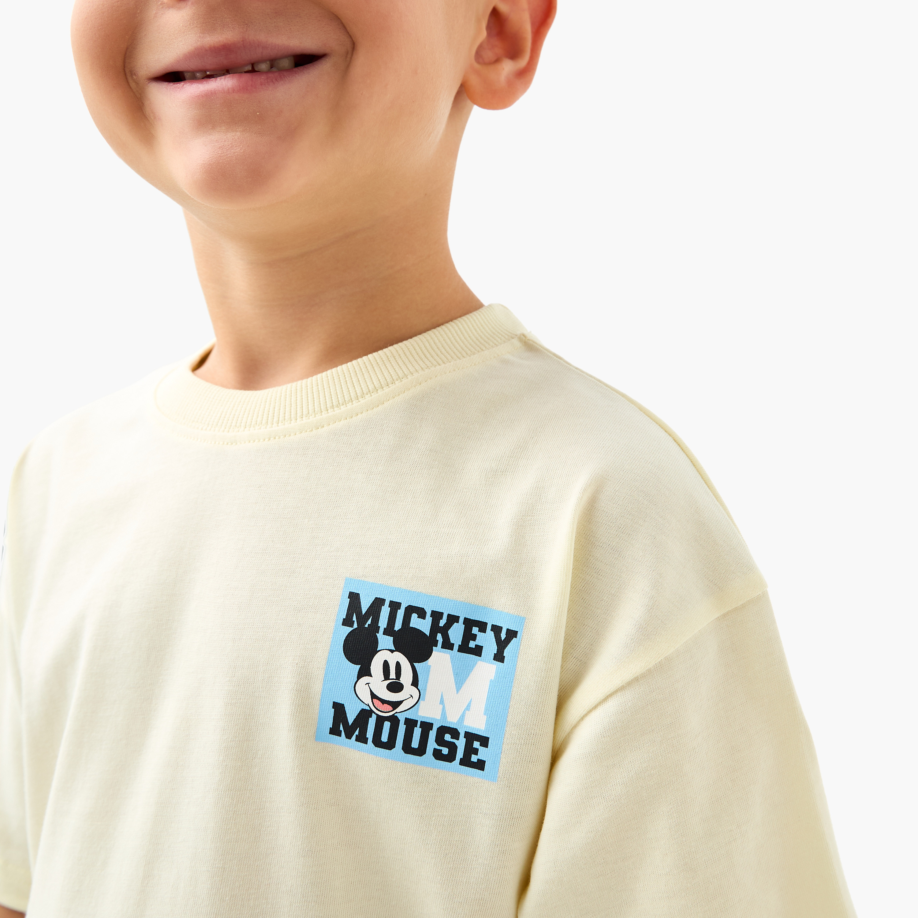 تيشيرت بطبعات ميكي ماوس جرافيك مع أكمام قصيرة من ديزني-boys-clothing-tshirtsandpolos-image-4