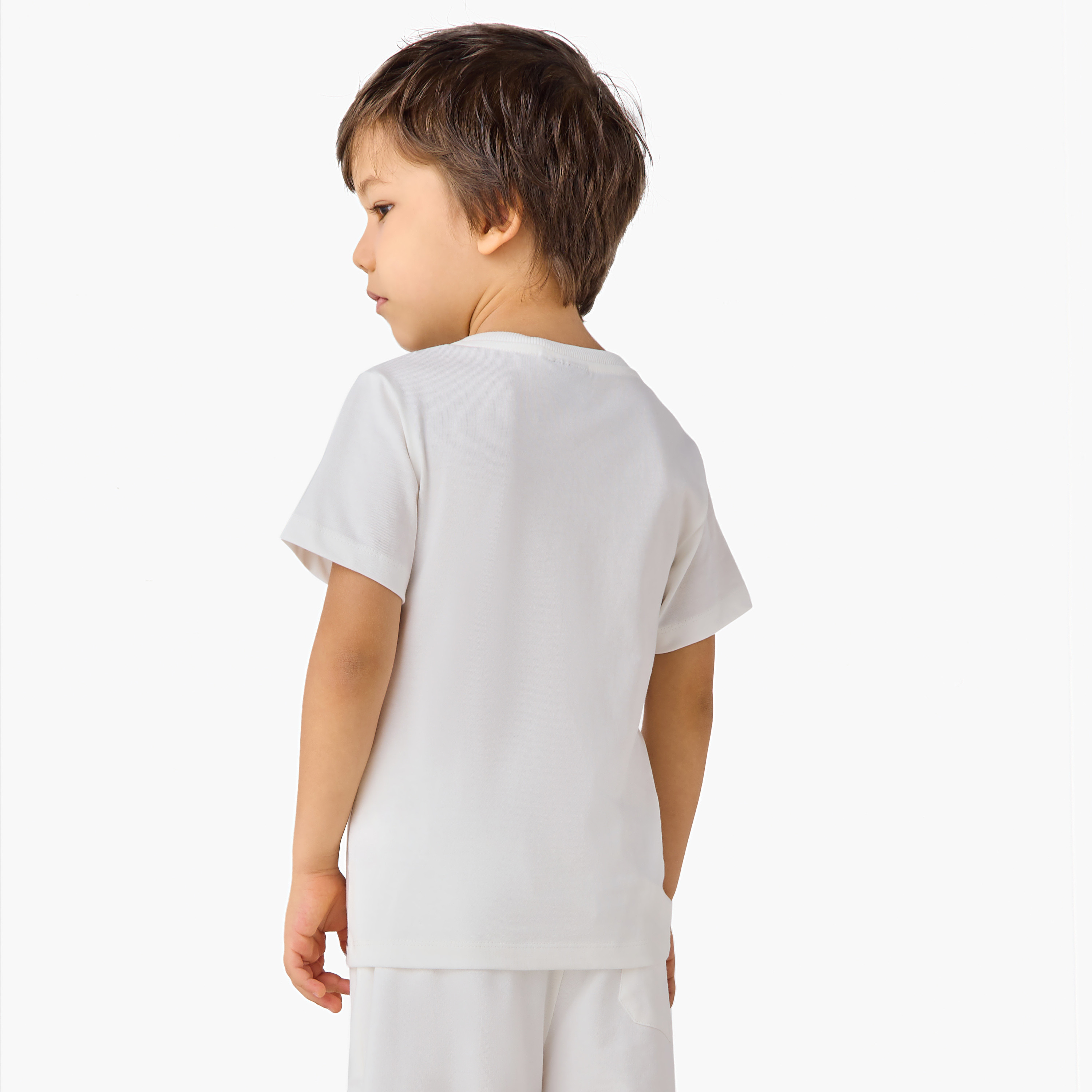 Disney Mickey Mouse Print T-shirt with Short Sleeves-boys-clothing-tshirtsandpolos-image-3