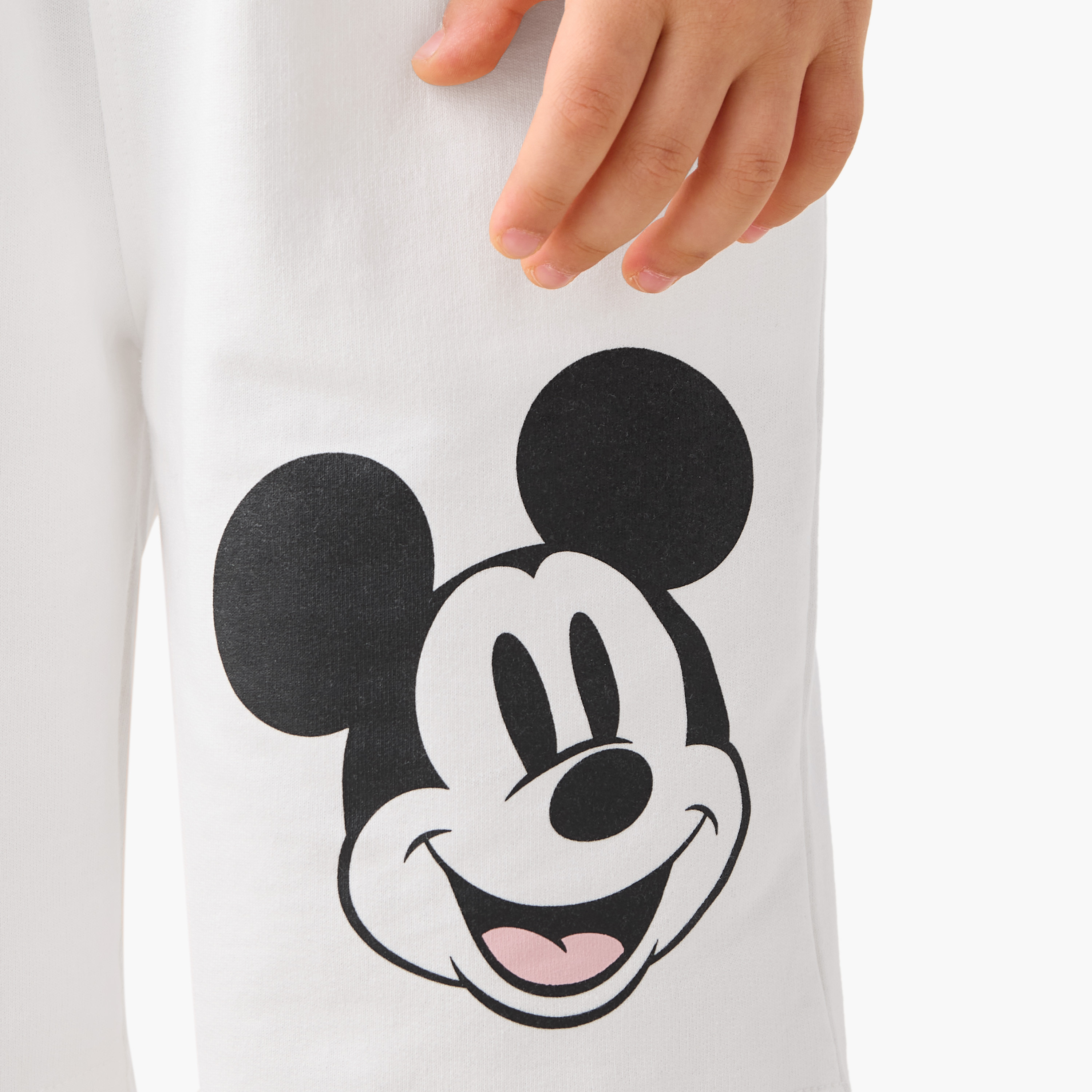 Disney Mickey Mouse Print Shorts with Pockets-boys-clothing-bottoms-shorts-image-4