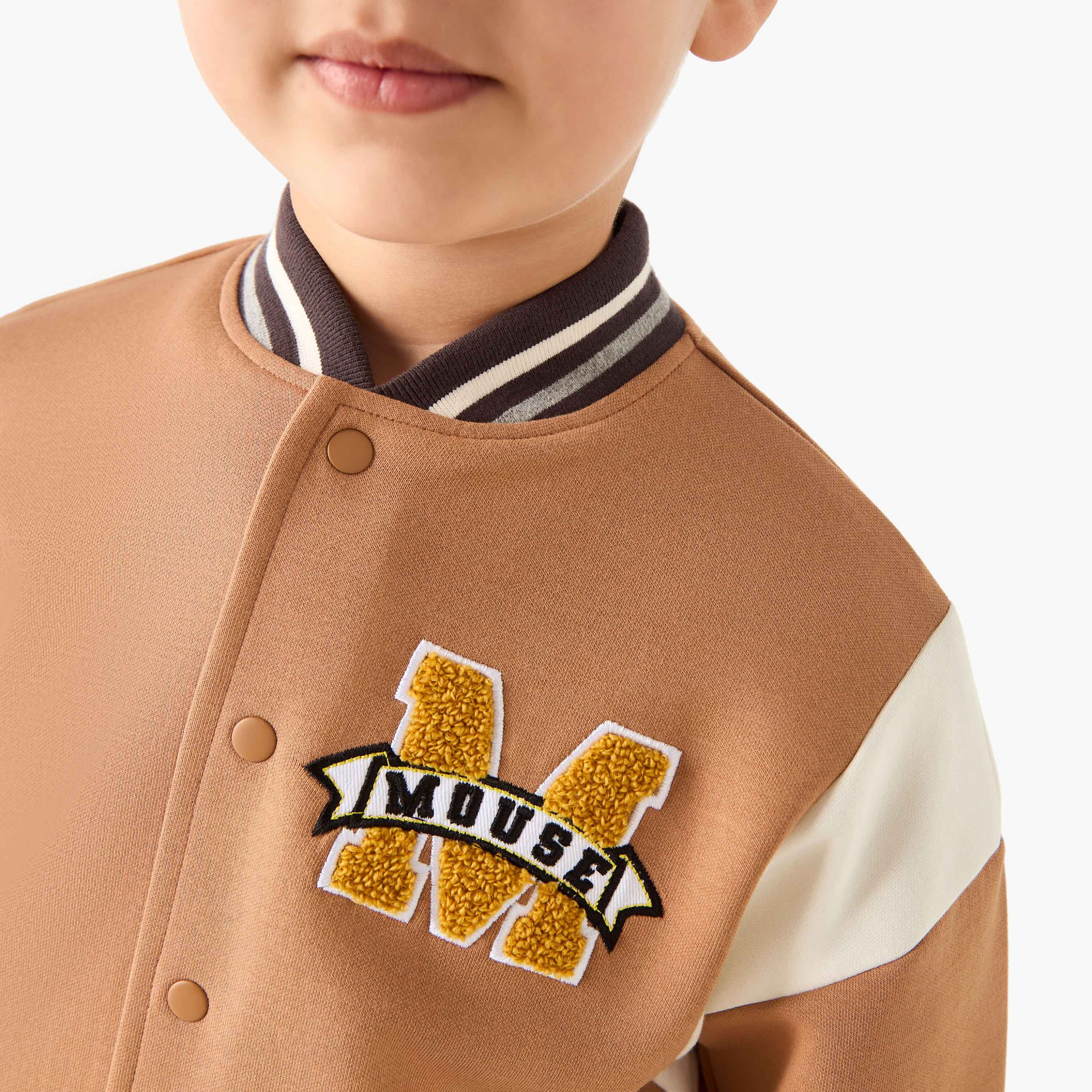 Disney Mickey Mouse Print Bomber Jacket with Pockets-boys-clothing-jacketsandcoats-image-4