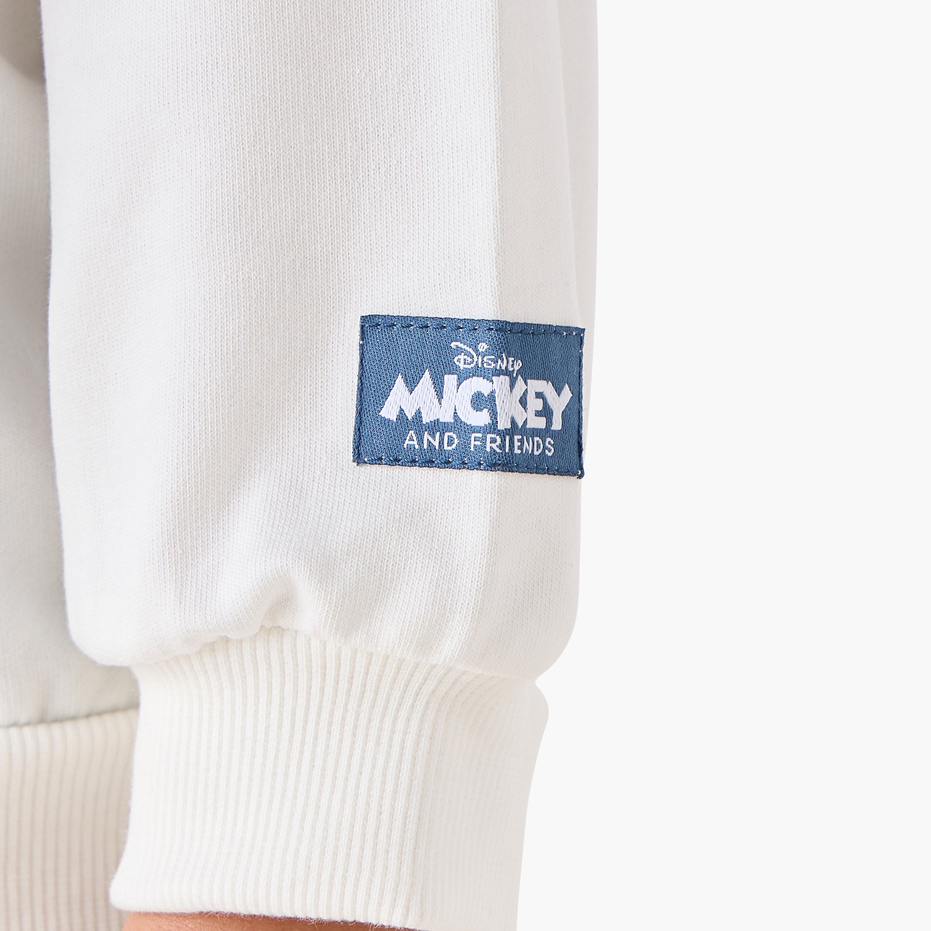 Disney Mickey and Friends Print Hooded Sweatshirt with Long Sleeves-boys-clothing-sweatshirts-image-6