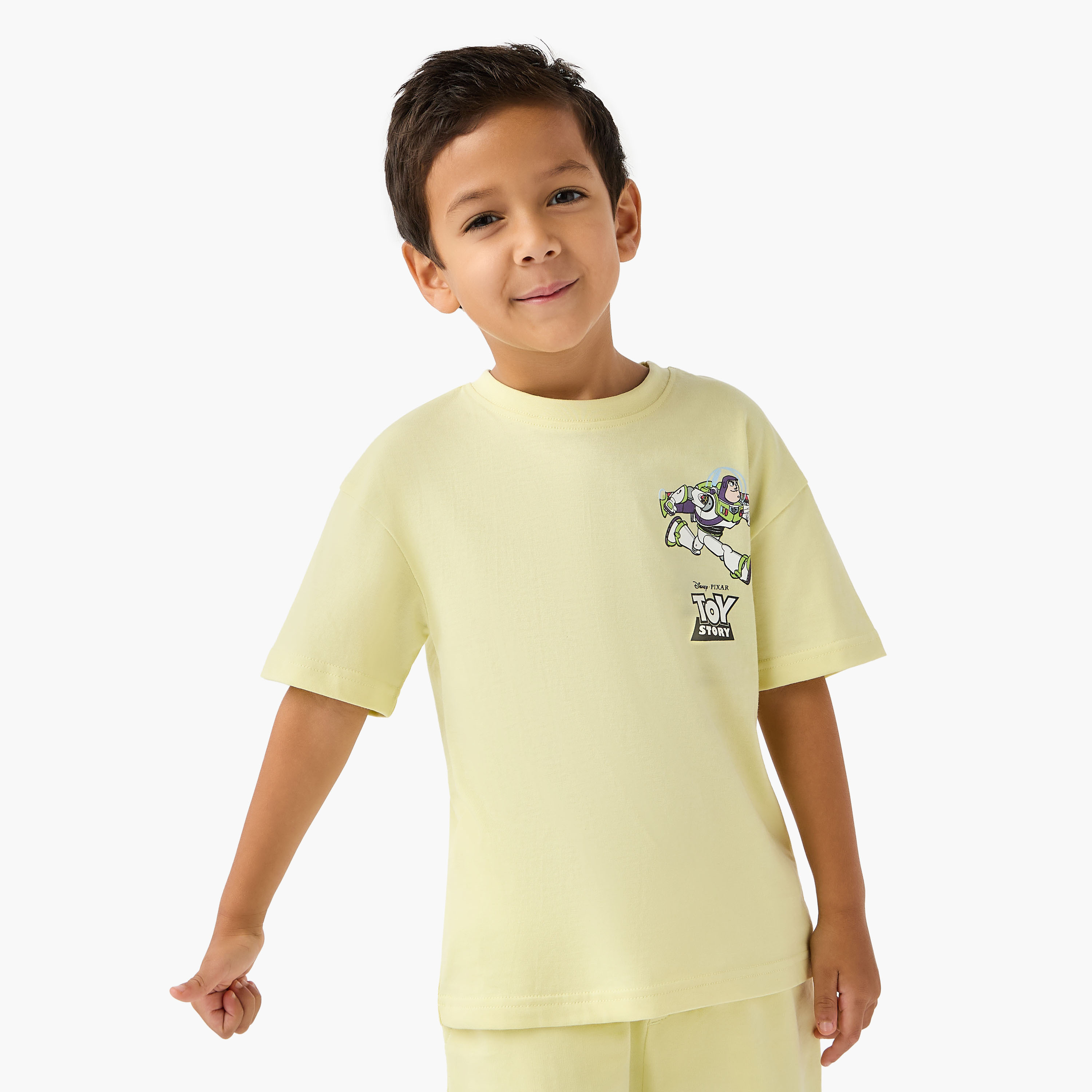 Disney Toy Story Print T-shirt and Shorts Set-boys-clothing-setsandcoords-image-2