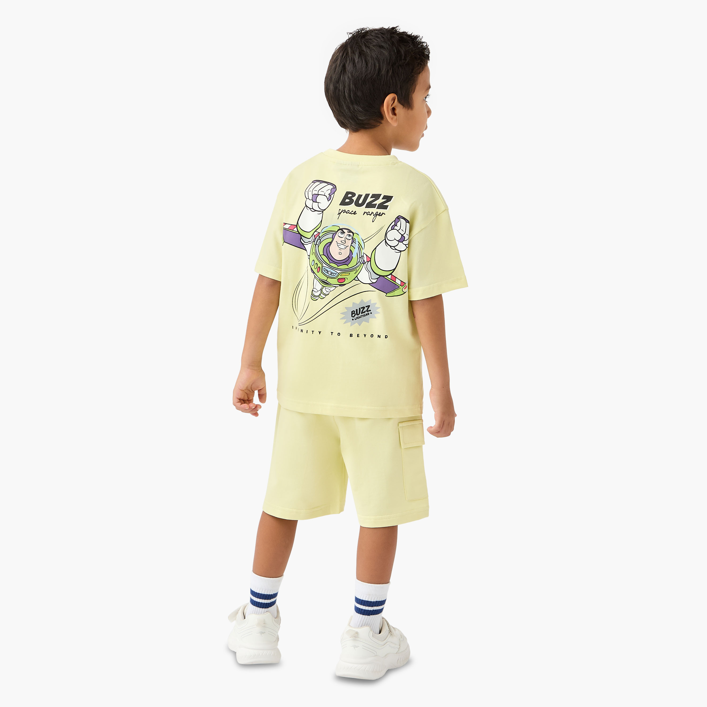 Disney Toy Story Print T-shirt and Shorts Set-boys-clothing-setsandcoords-image-4