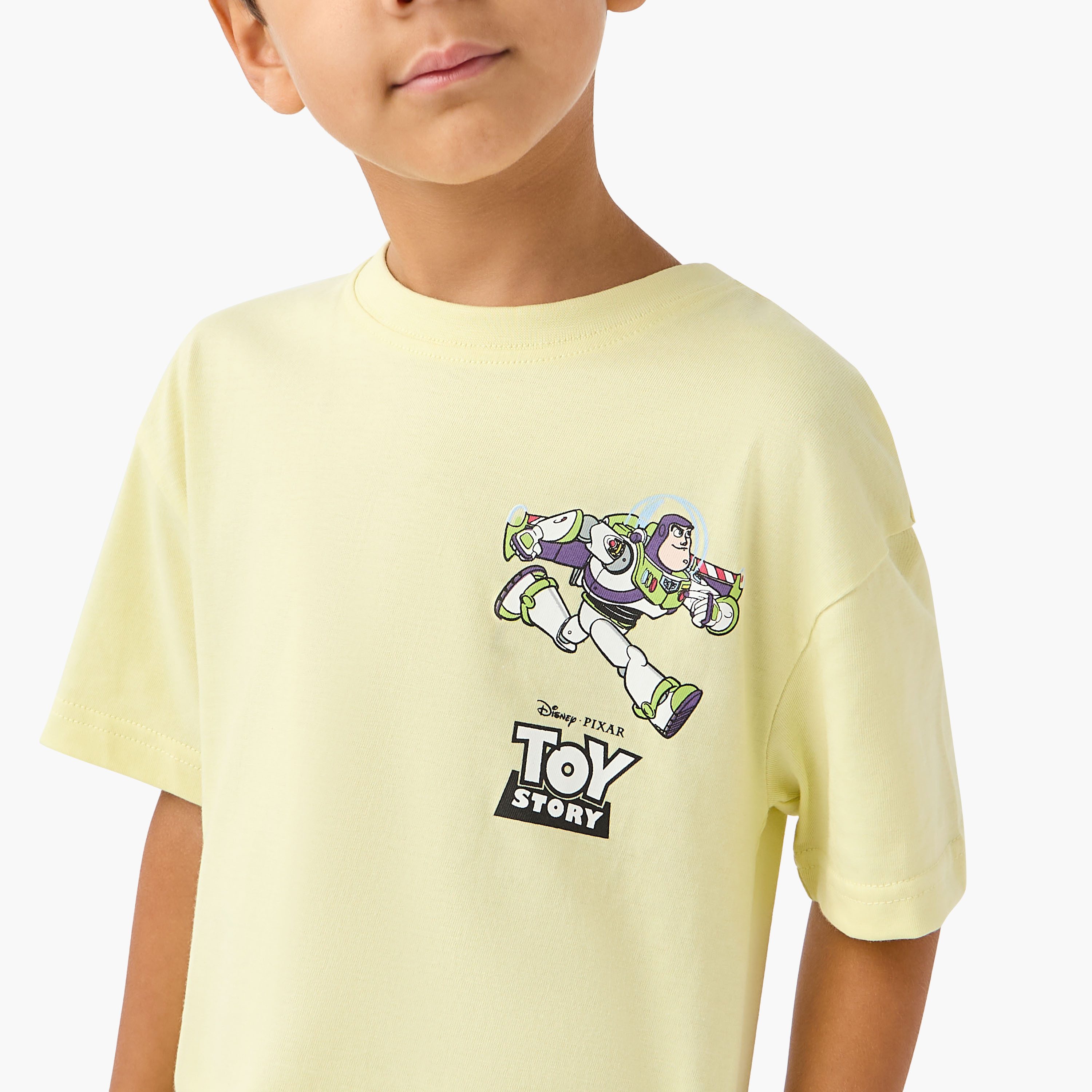 Disney Toy Story Print T-shirt and Shorts Set-boys-clothing-setsandcoords-image-5