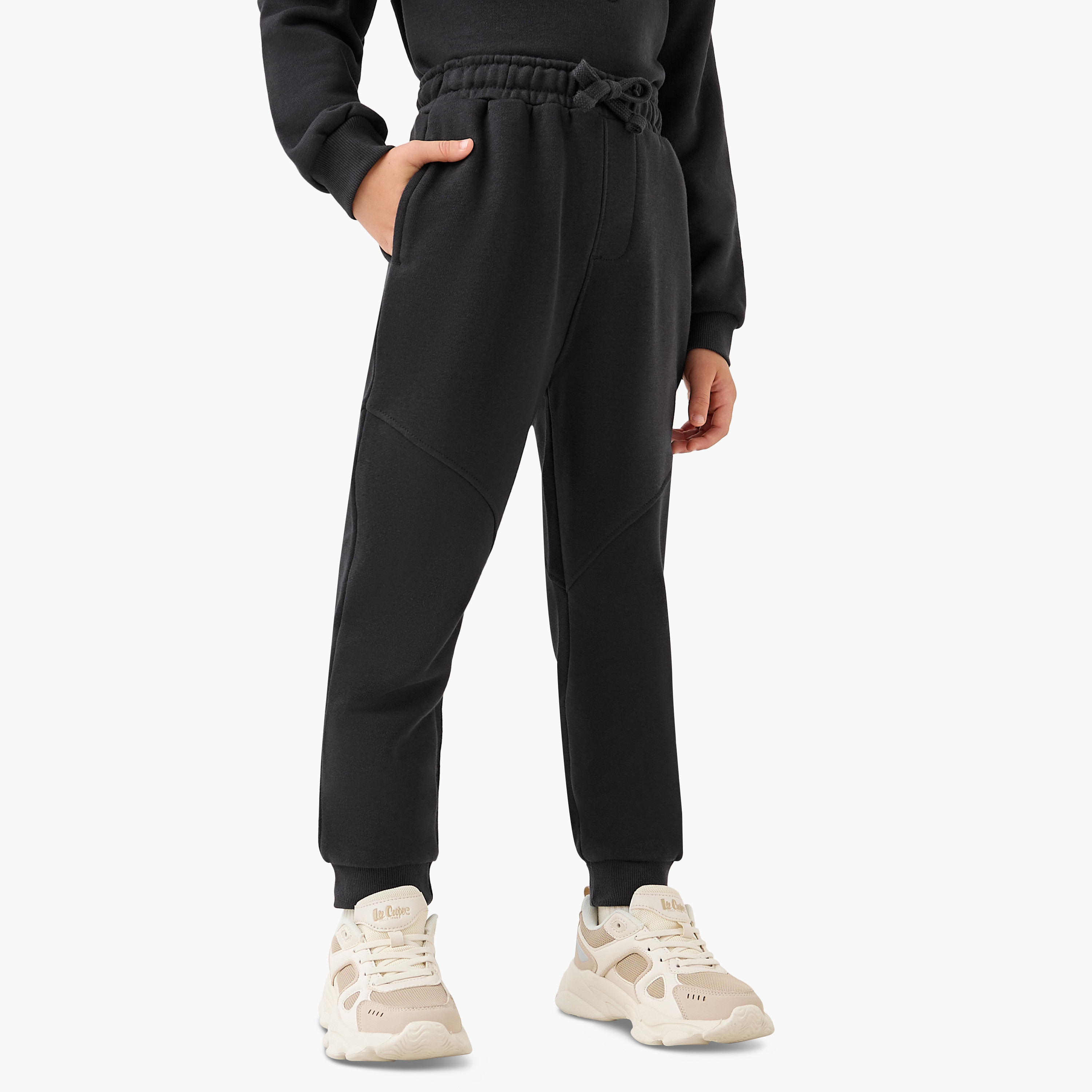 Disney Boys Sweatshirt Joggers Set with Stitch Print - Cotton Blend - Long Sleeves - Collar-boys-clothing-setsandcoords-image-3