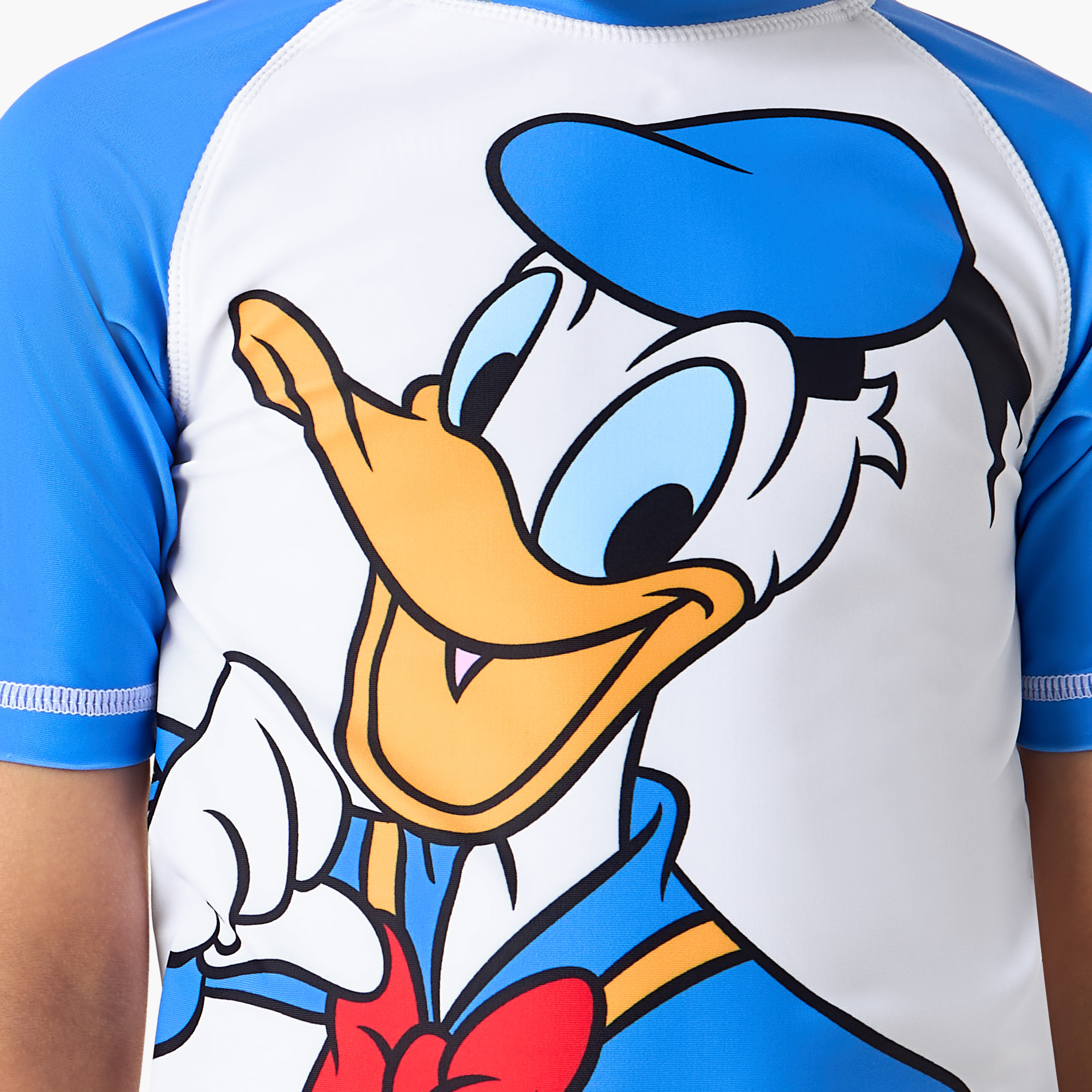 Disney Donald Duck Print Swim T-shirt and Shorts Set-baby-boys-clothing-swimwear-image-6