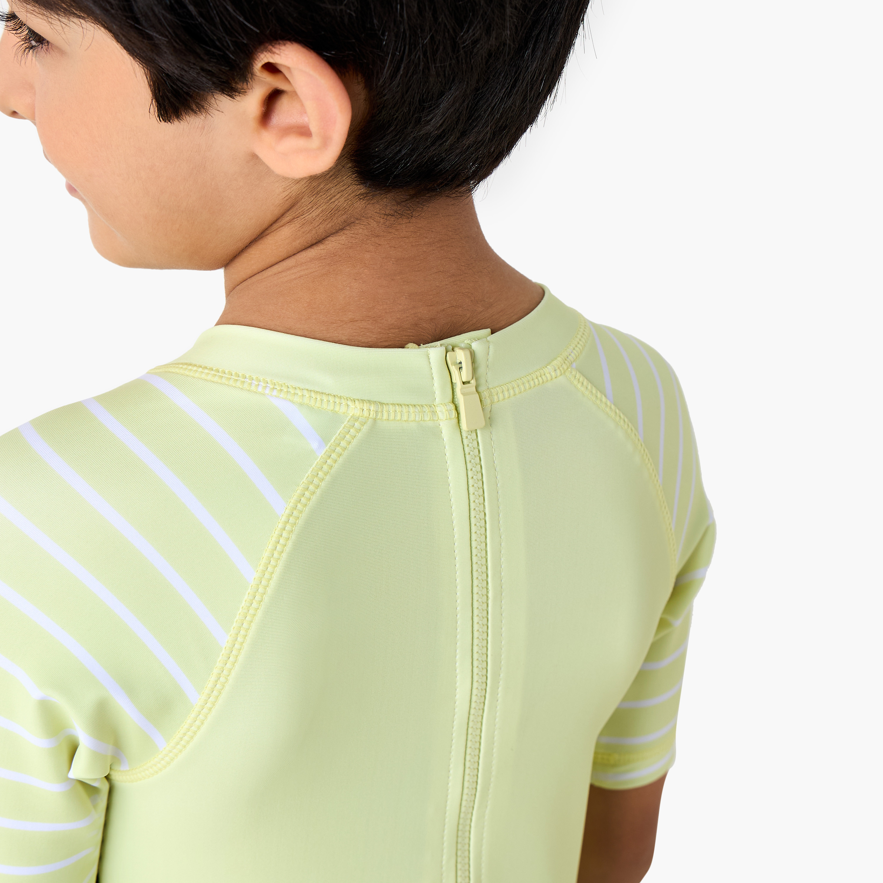 Disney Mickey and Friends Print Swimsuit with Zip Closure-sports-boys-clothing-swimwear-image-5