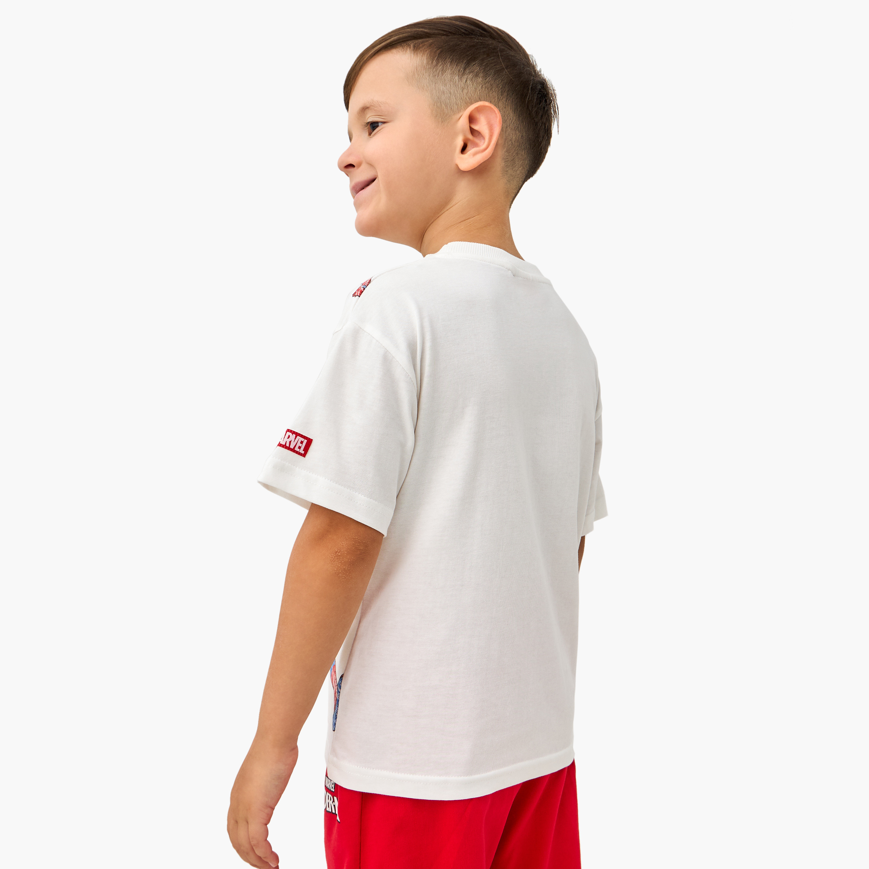 تيشيرت بأكمام قصيرة وطبعات جرافيك سبايدرمان-boys-clothing-tshirtsandpolos-image-3