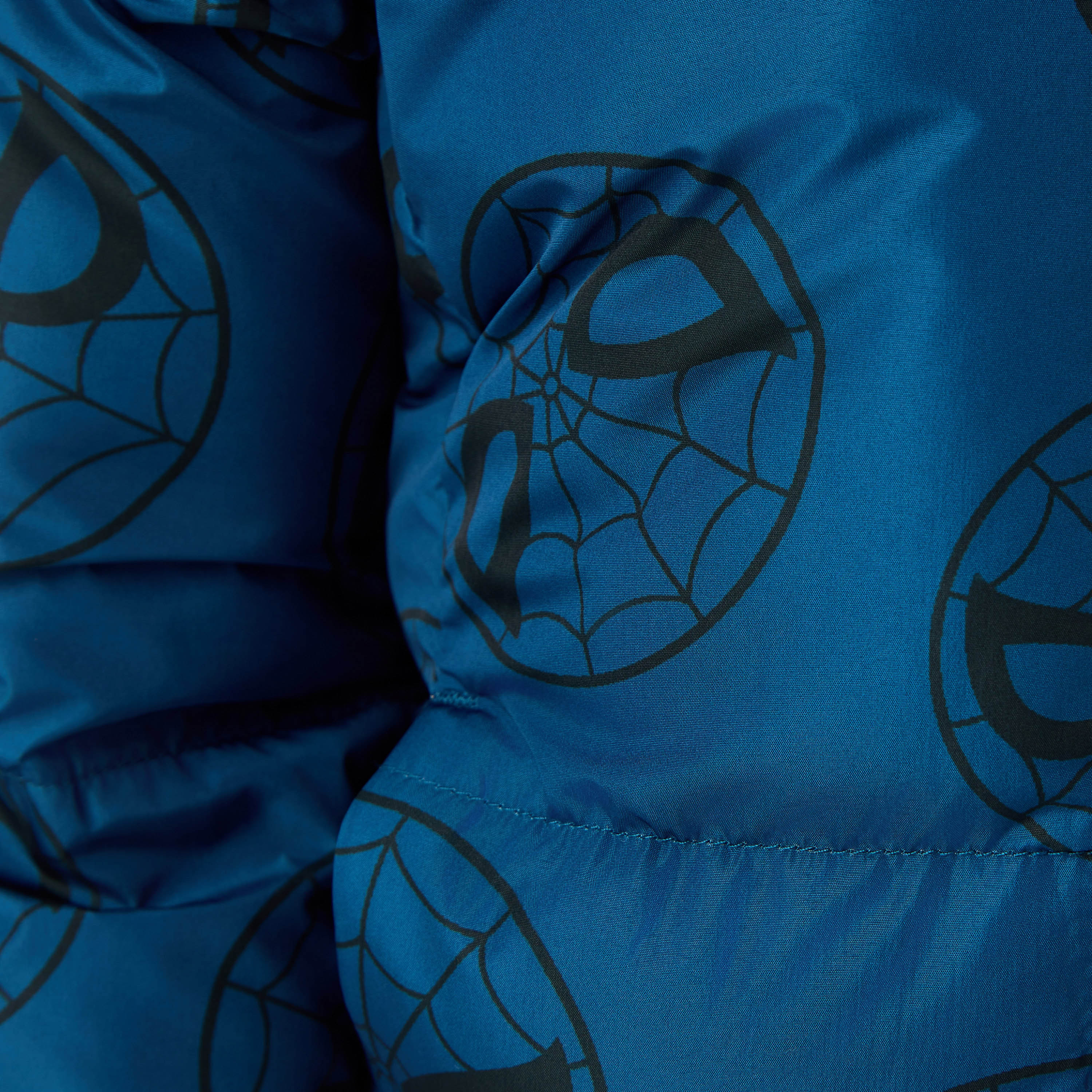 Spider-Man Print Hooded Jacket with Long Sleeves-boys-clothing-jacketsandcoats-image-5