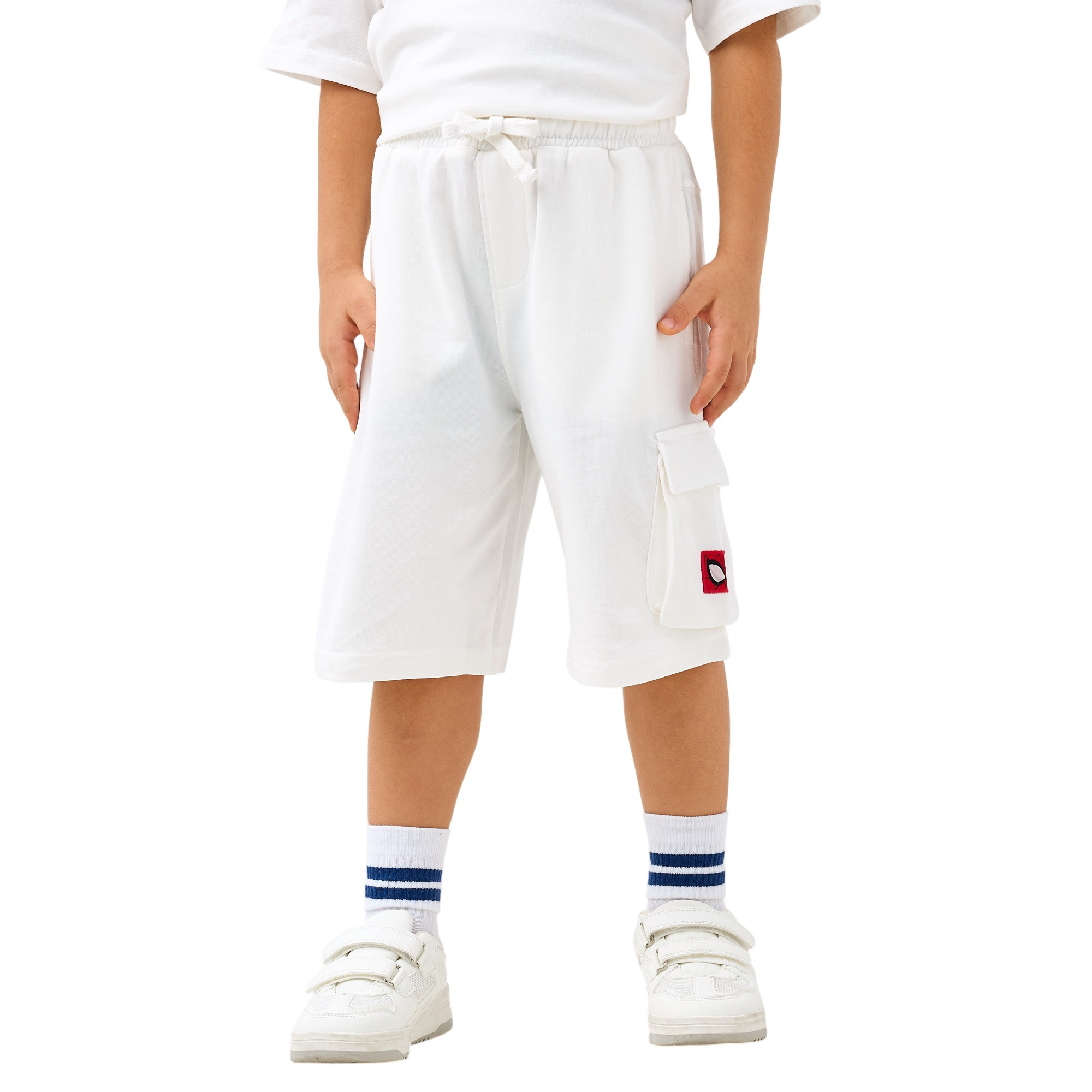 طقم تيشيرت وشورت بطبعات سبايدرمان-boys-clothing-setsandcoords-image-4