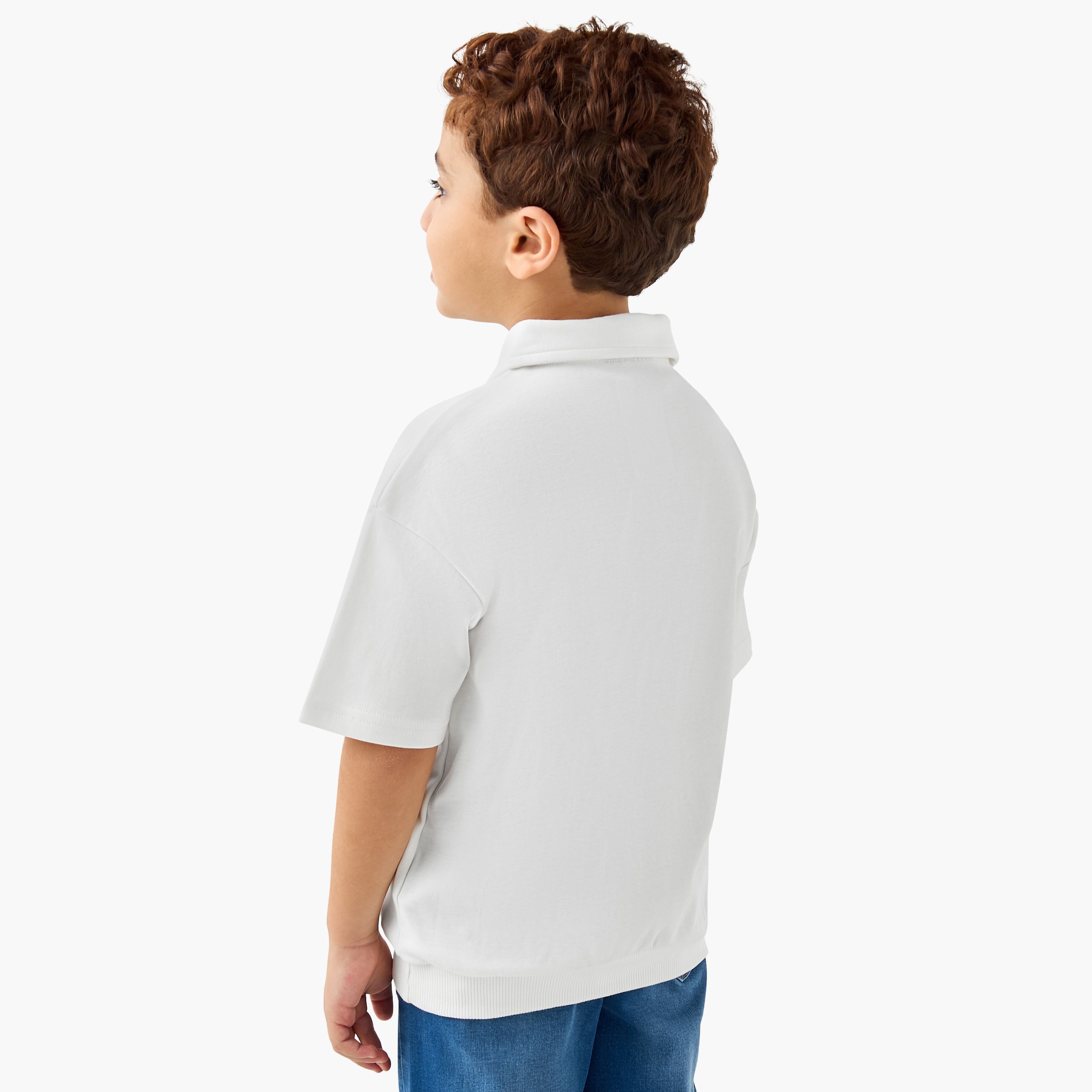 Sonic the Hedgehog Print Polo T-shirt with Short Sleeves-boys-clothing-tshirtsandpolos-image-3