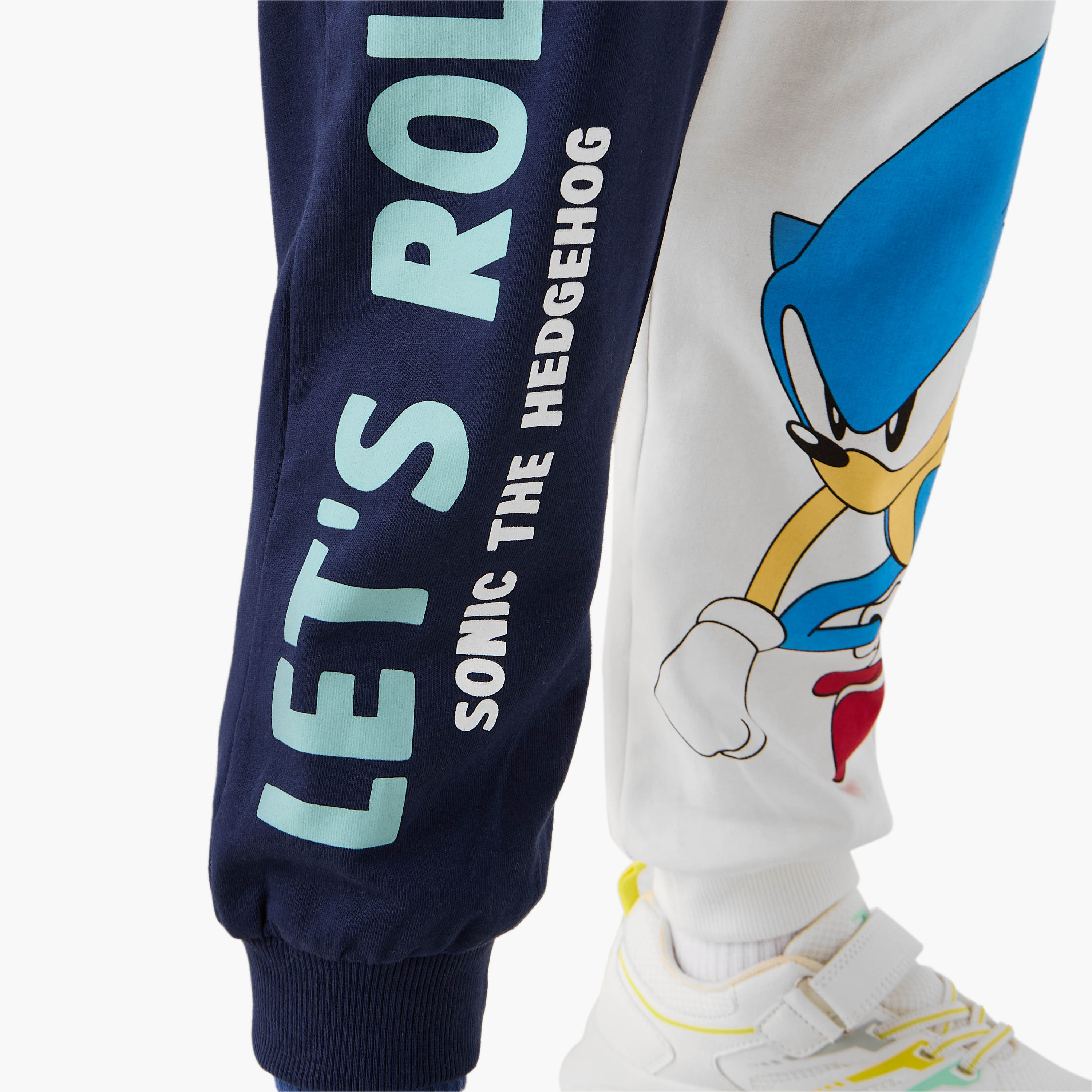 SEGA Sonic The Hedgehog Print Joggers with Drawstring Closure and Pockets-boys-clothing-bottoms-joggersandtrackpants-image-6
