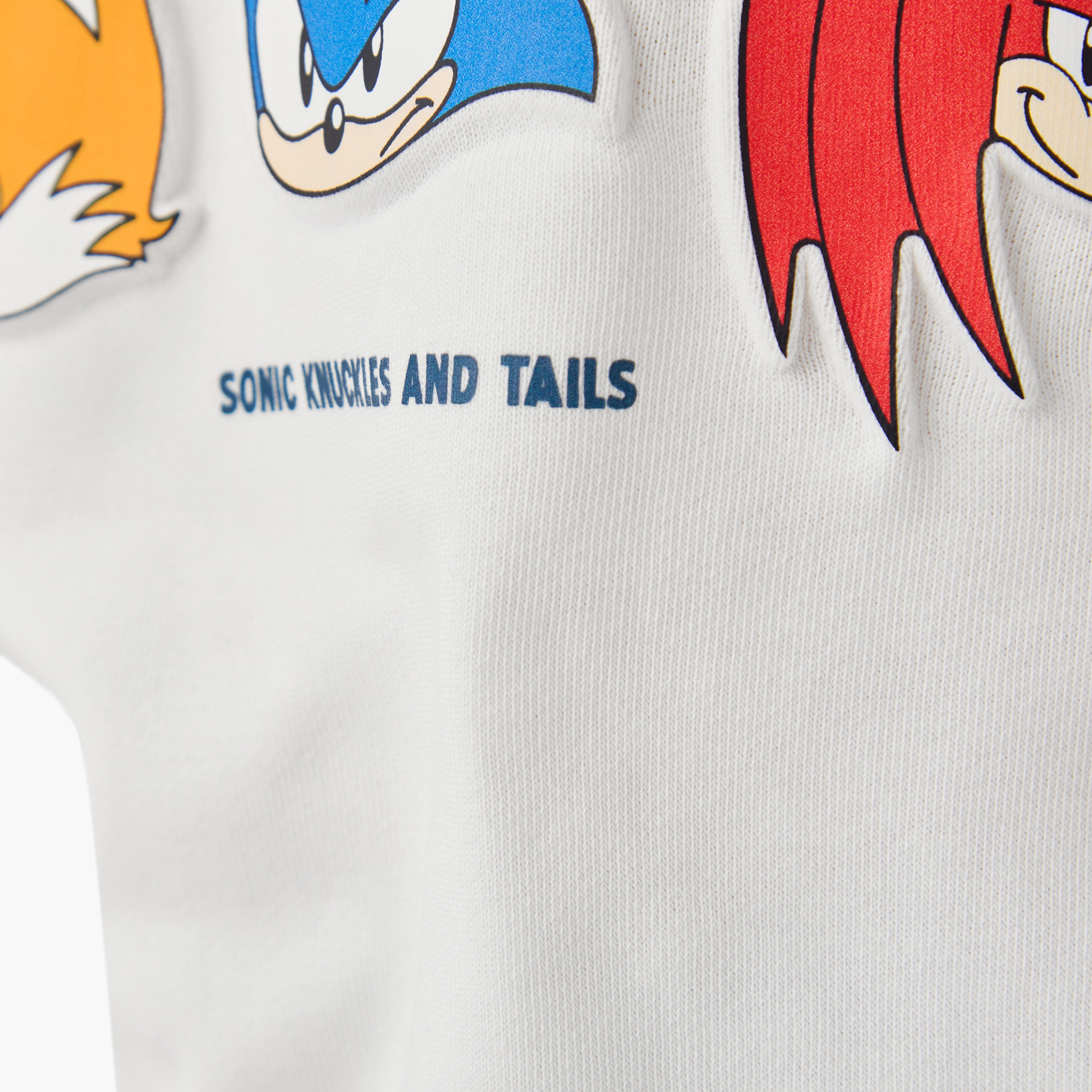 Sonic and Friends Print Sweatshirt with Long Sleeves-boys-clothing-sweatshirts-image-5
