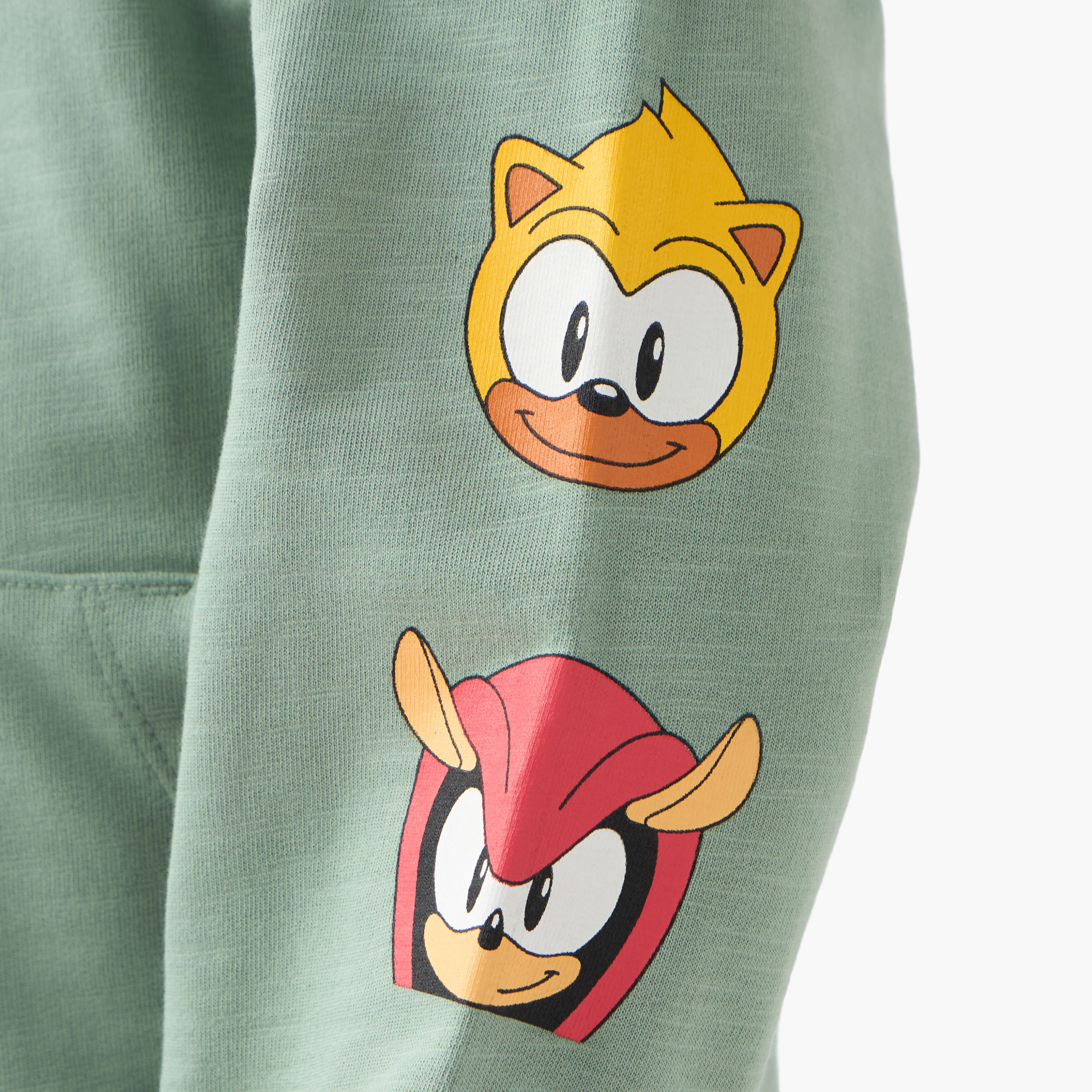 SEGA Sonic the Hedgehog Print Hooded Pullover-boys-clothing-sweatshirts-image-7