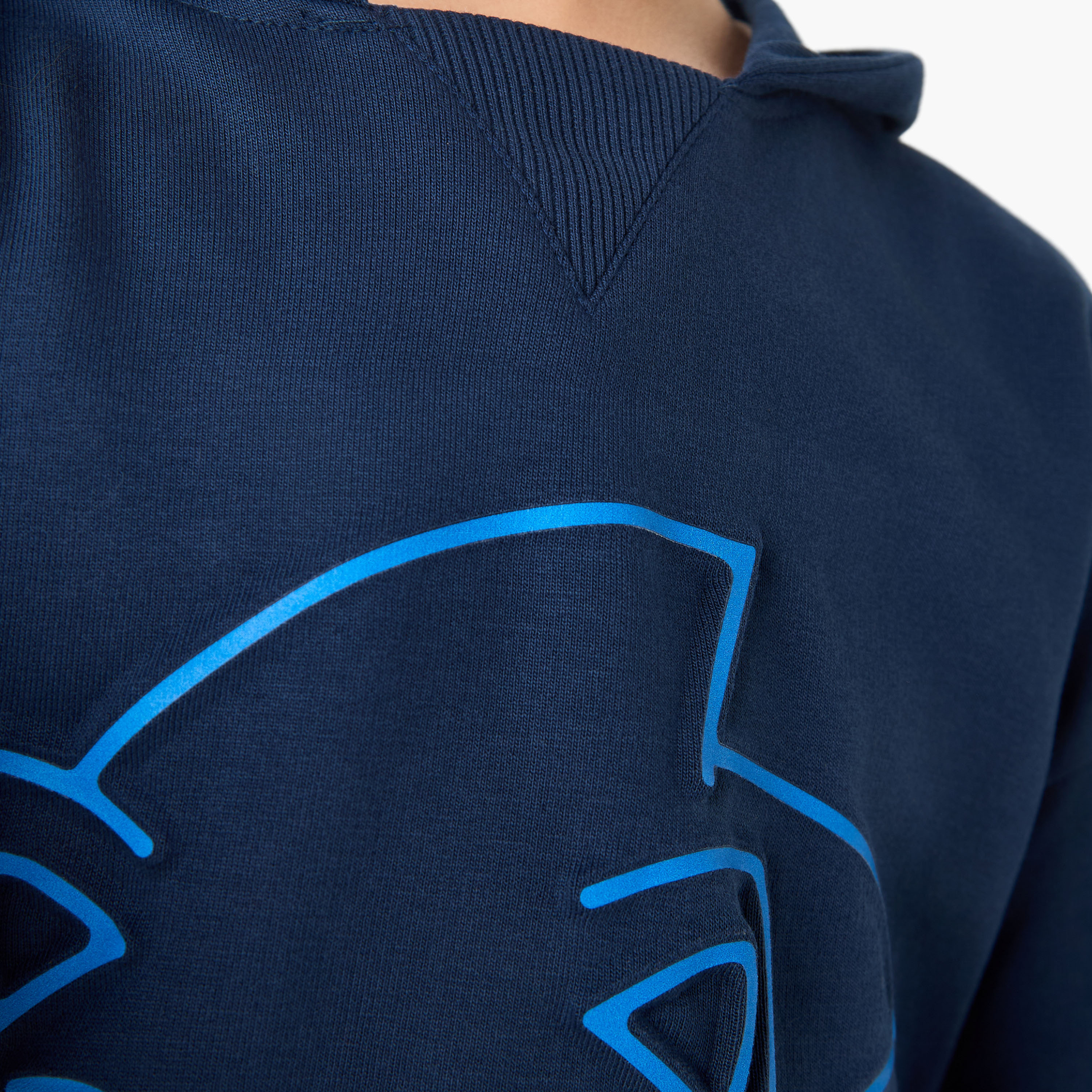 Sonic The Hedgehog Print Hoodie with Long Sleeves-boys-clothing-sweatshirts-image-5