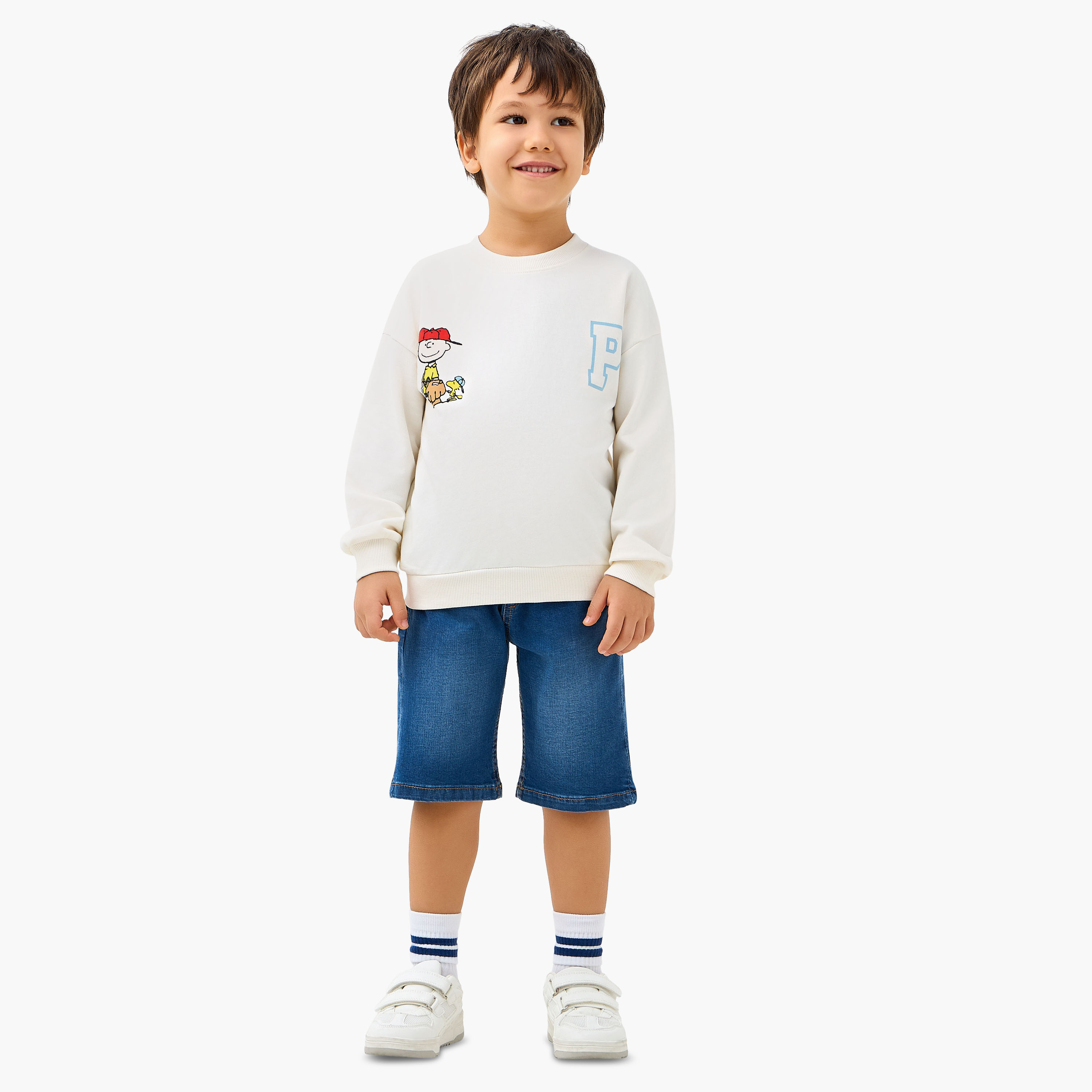 سويت شيرت بياقة ضيقة وأكمام طويلة وطبعات من سيجا-boys-clothing-sweatshirts-image-4
