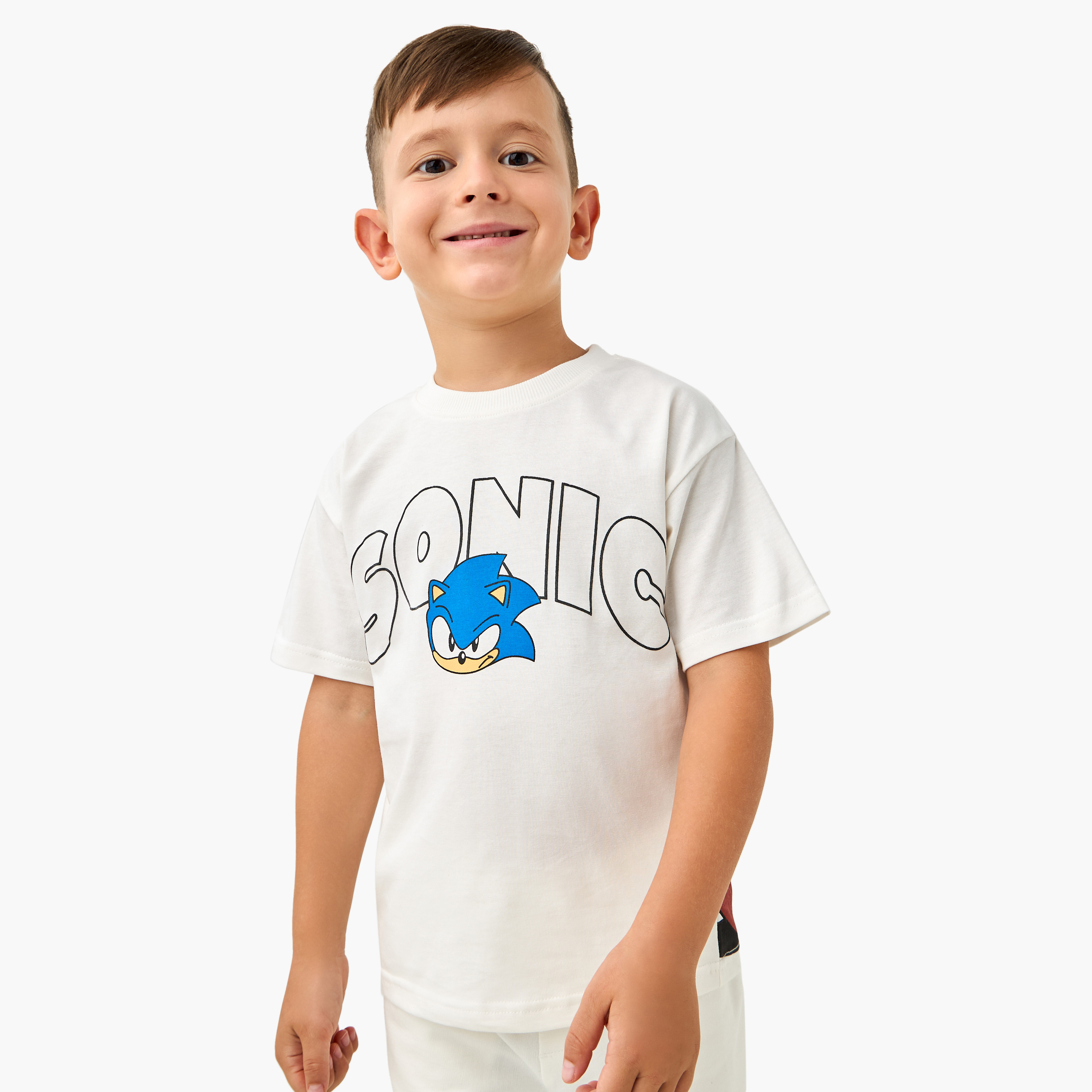 طقم شورت وتيشيرت بطبعات-boys-clothing-setsandcoords-image-2