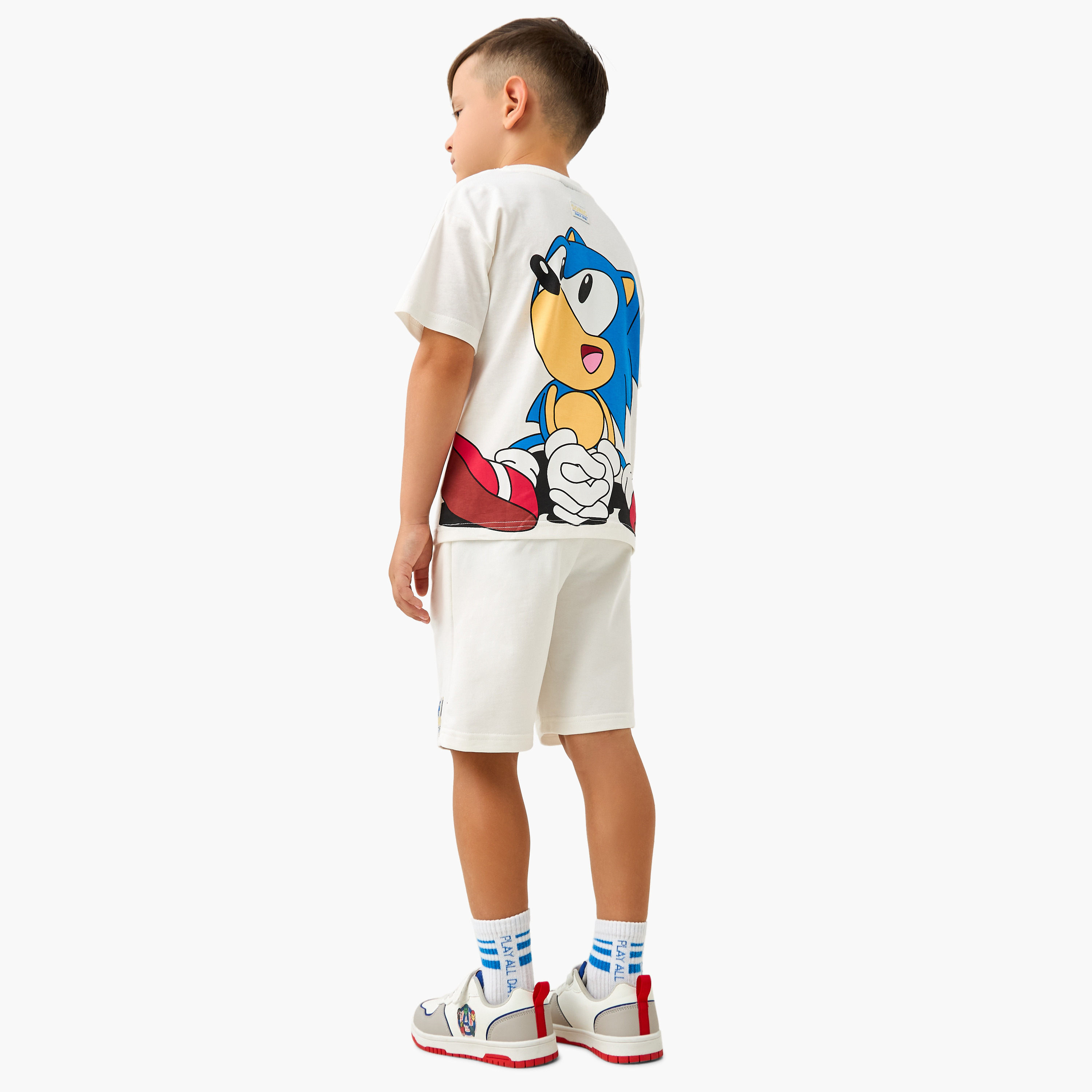 طقم شورت وتيشيرت بطبعات-boys-clothing-setsandcoords-image-4
