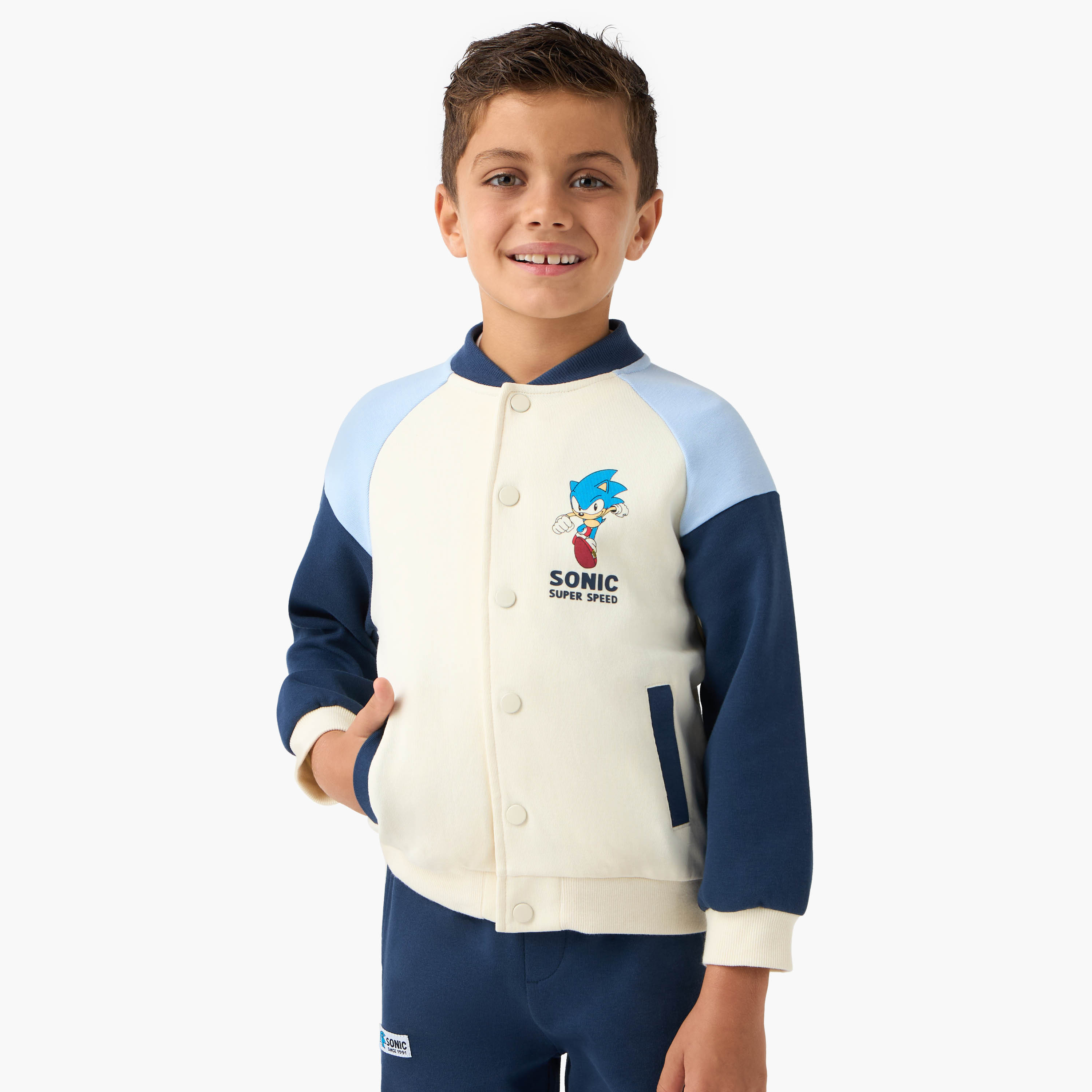 طقم جاكيت وبنطلون رياضي بطبعات سونيك ذا هيدجهوج-baby-boys-clothing-winterwear-setsandcoords-image-5