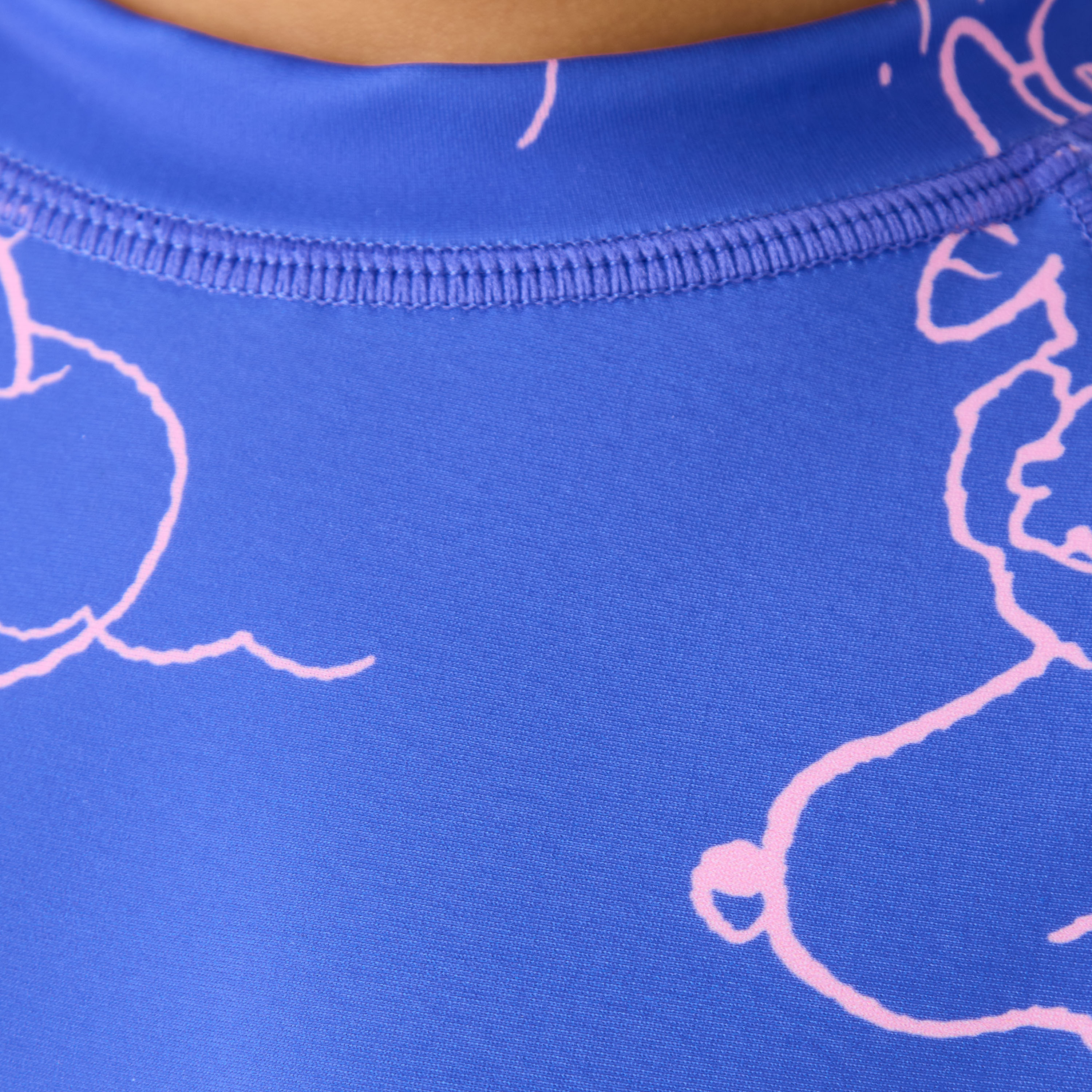 All-Over Snoopy Dog Print Swimsuit with Raglan Sleeves and Zip Closure-sports-boys-clothing-swimwear-image-5