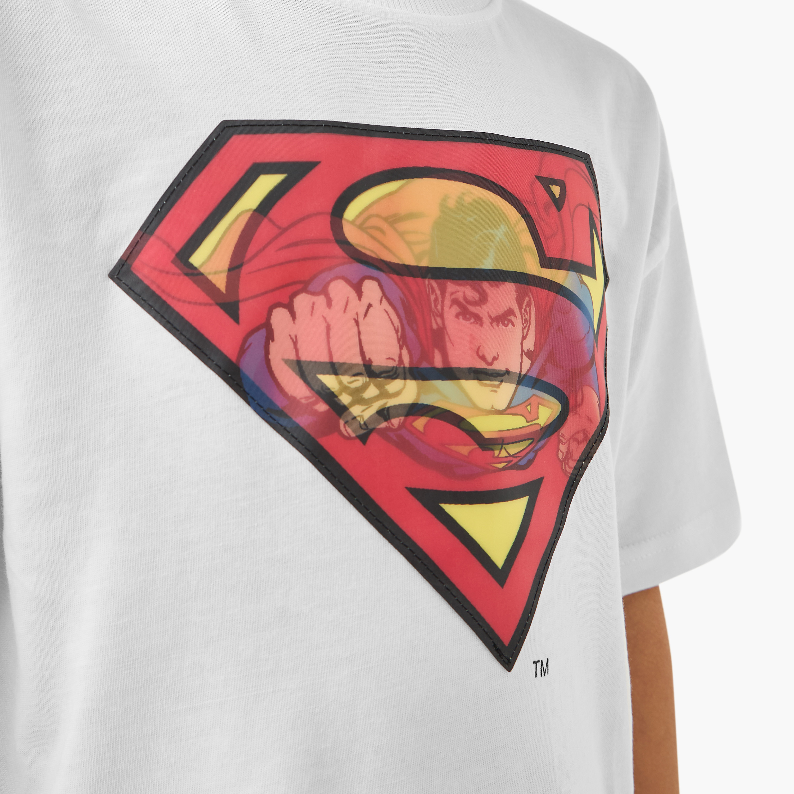 Superman Print T-shirt with Short Sleeves-boys-clothing-tshirtsandpolos-image-5