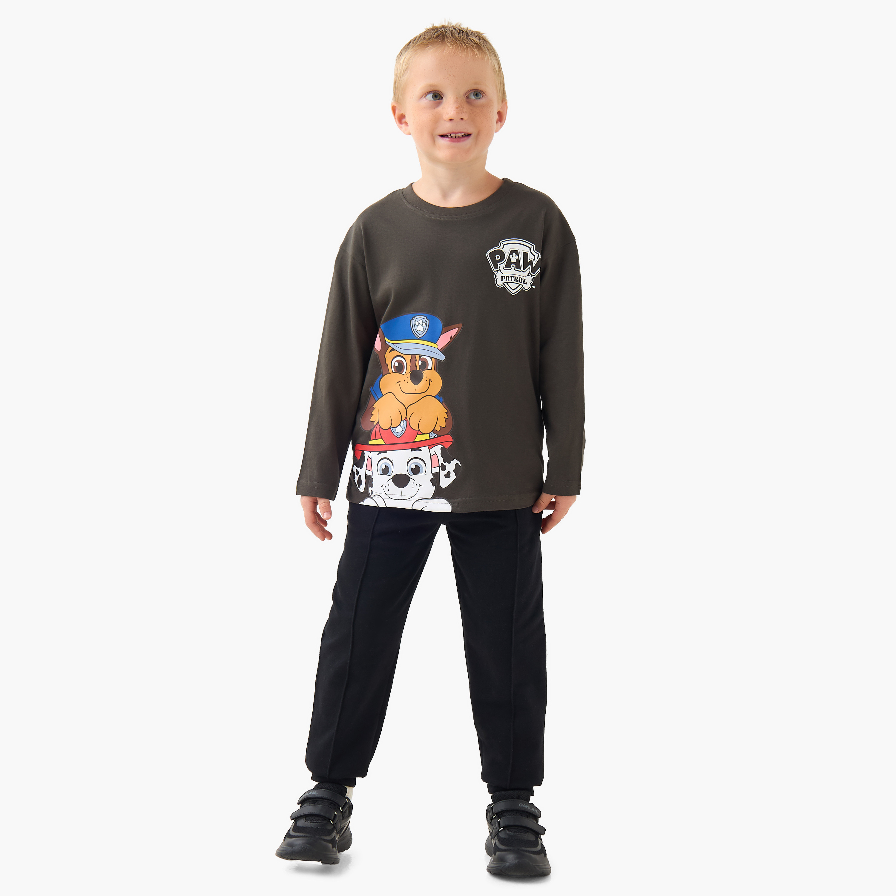 تيشيرت بطبعات باو باترول وأكمام طويلة وياقة ضيقة من نيكلوديون-boys-clothing-tshirtsandpolos-image-2
