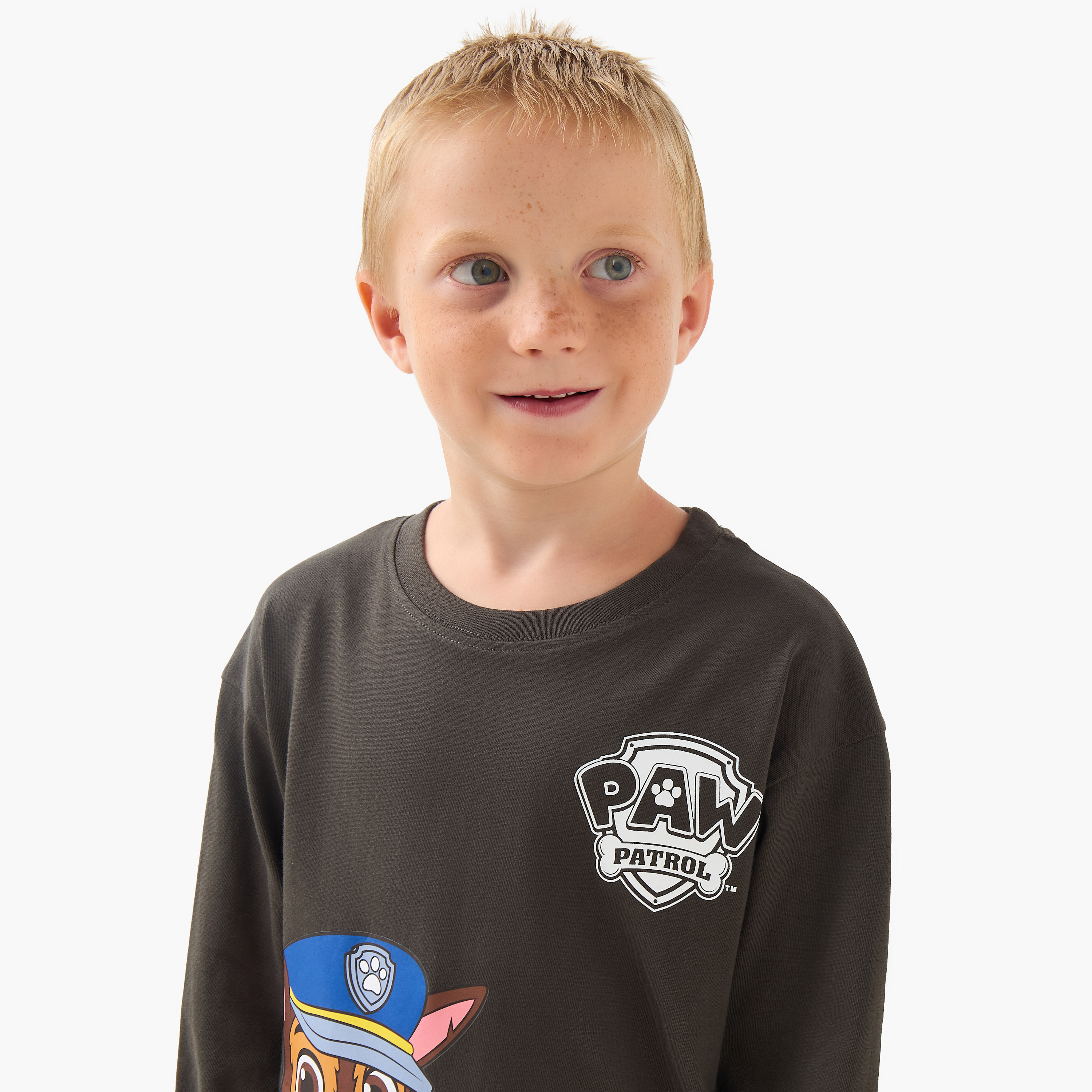 تيشيرت بطبعات باو باترول وأكمام طويلة وياقة ضيقة من نيكلوديون-boys-clothing-tshirtsandpolos-image-4