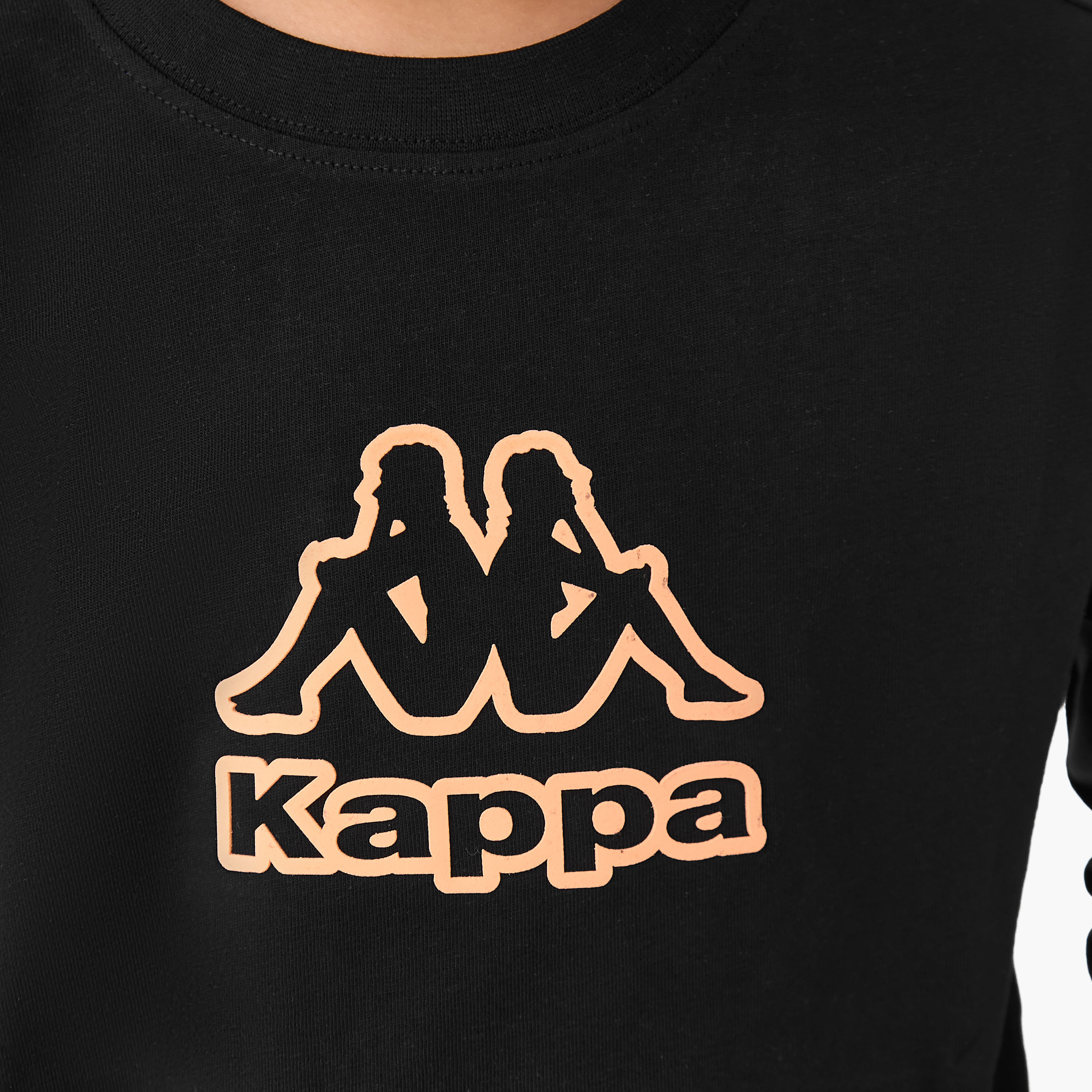 Kappa Boys Crew Neck T-shirt with Logo Print - Cotton - Long Sleeves-sports-boys-clothing-tops-image-5