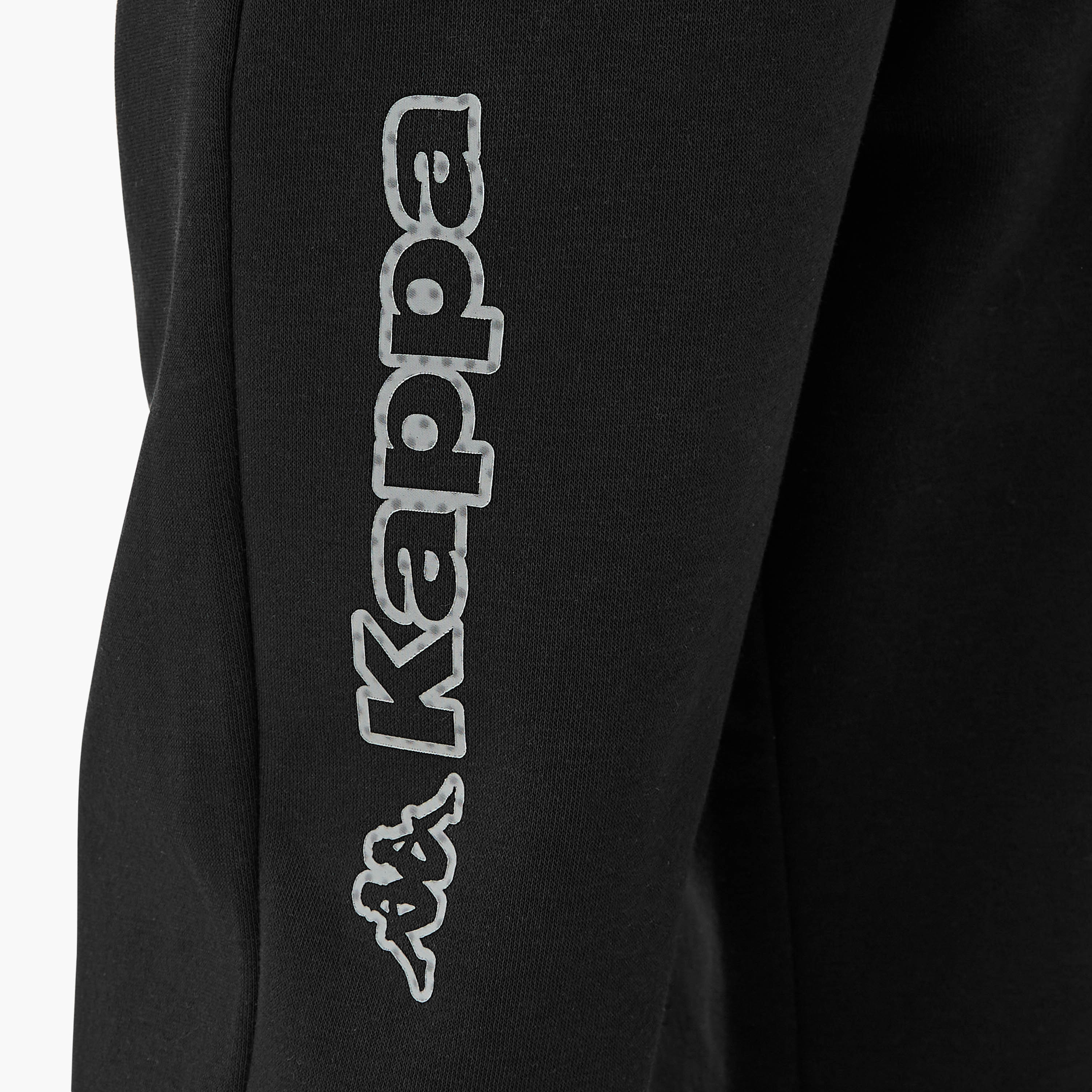 Kappa Logo Print Joggers with Drawstring Closure and Pockets-boys-clothing-bottoms-joggersandtrackpants-image-5