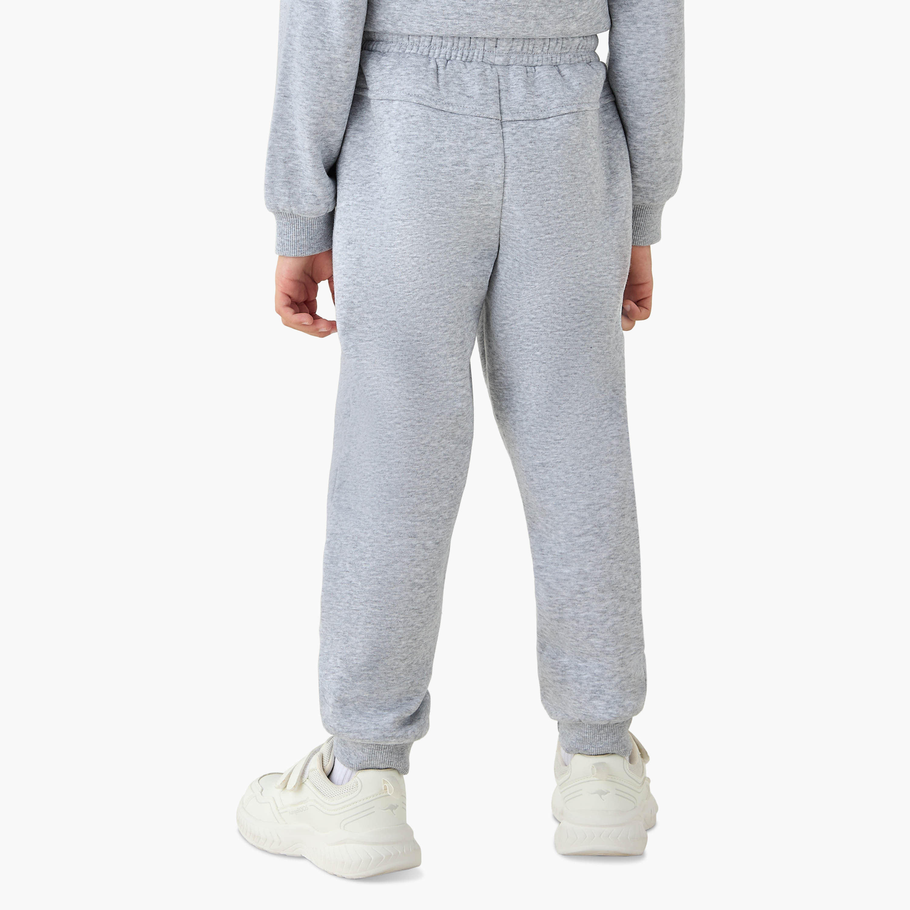 Kappa Logo Print Joggers with Drawstring Closure and Pockets-boys-clothing-bottoms-joggersandtrackpants-image-3