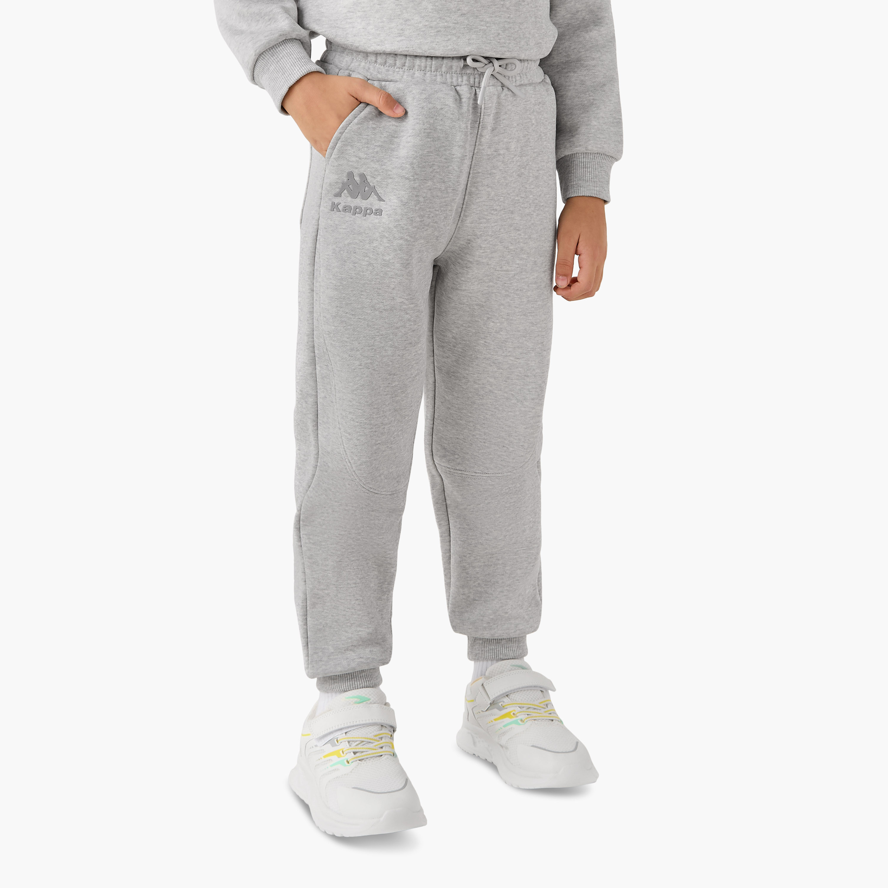Kappa Logo Print Sweatshirt and Joggers Set-baby-boys-clothing-winterwear-setsandcoords-image-3