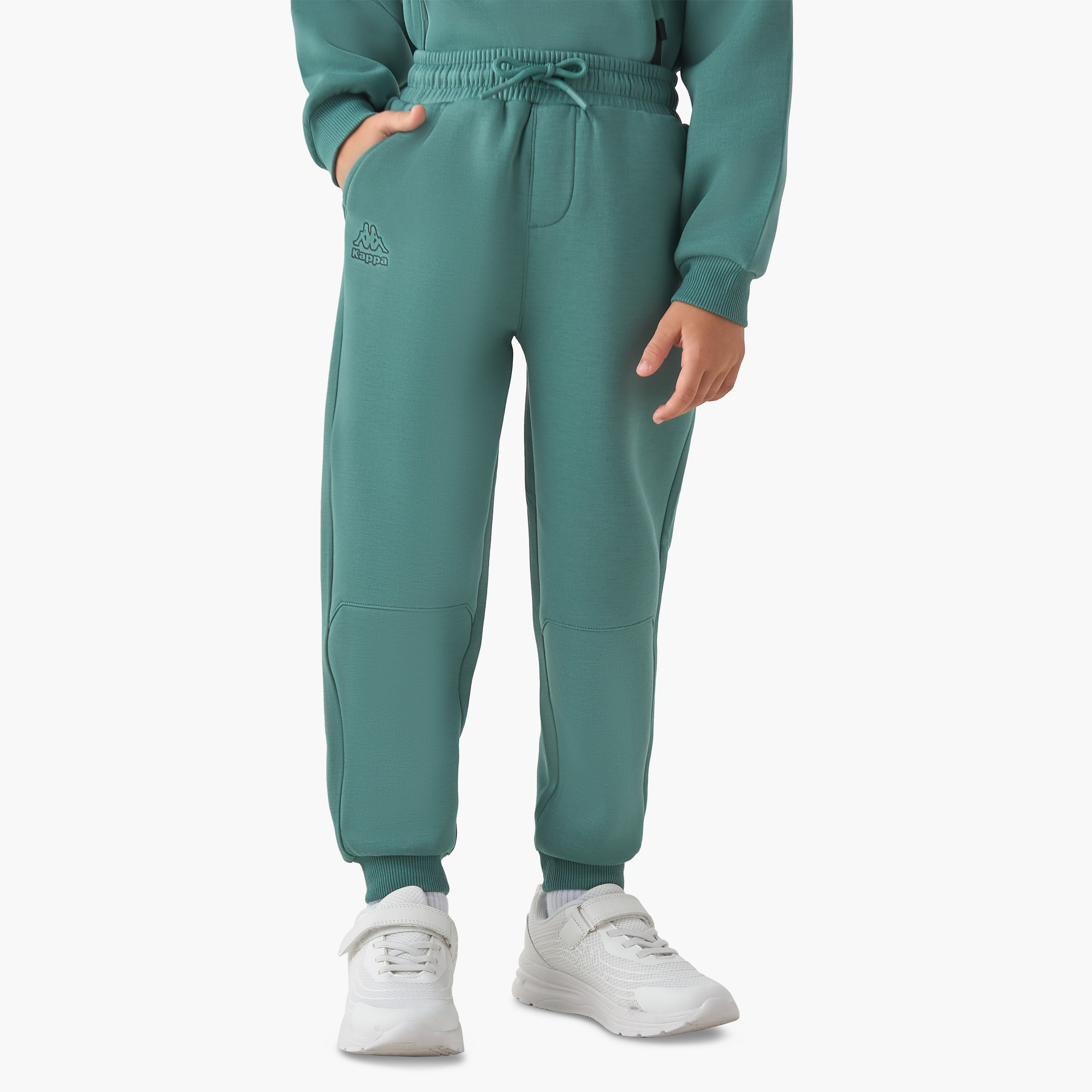 Kappa Boys Sweatshirt and Joggers Set with Pockets - Cotton - Long Sleeves - Round Neck-boys-clothing-setsandcoords-image-3