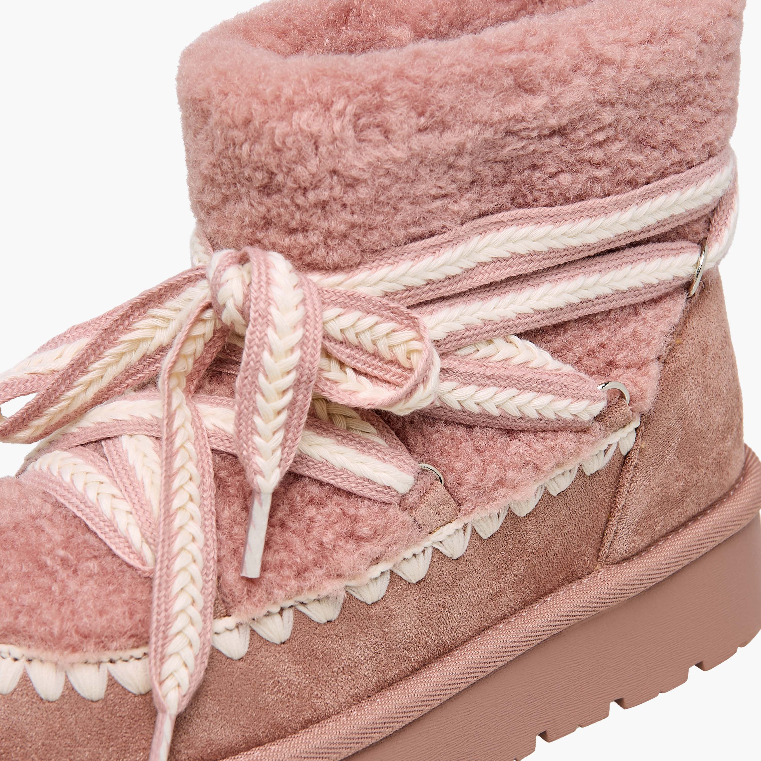 Little Missy Girls' Fur Detail Ankle Boots-girls-shoes-boots-image-9