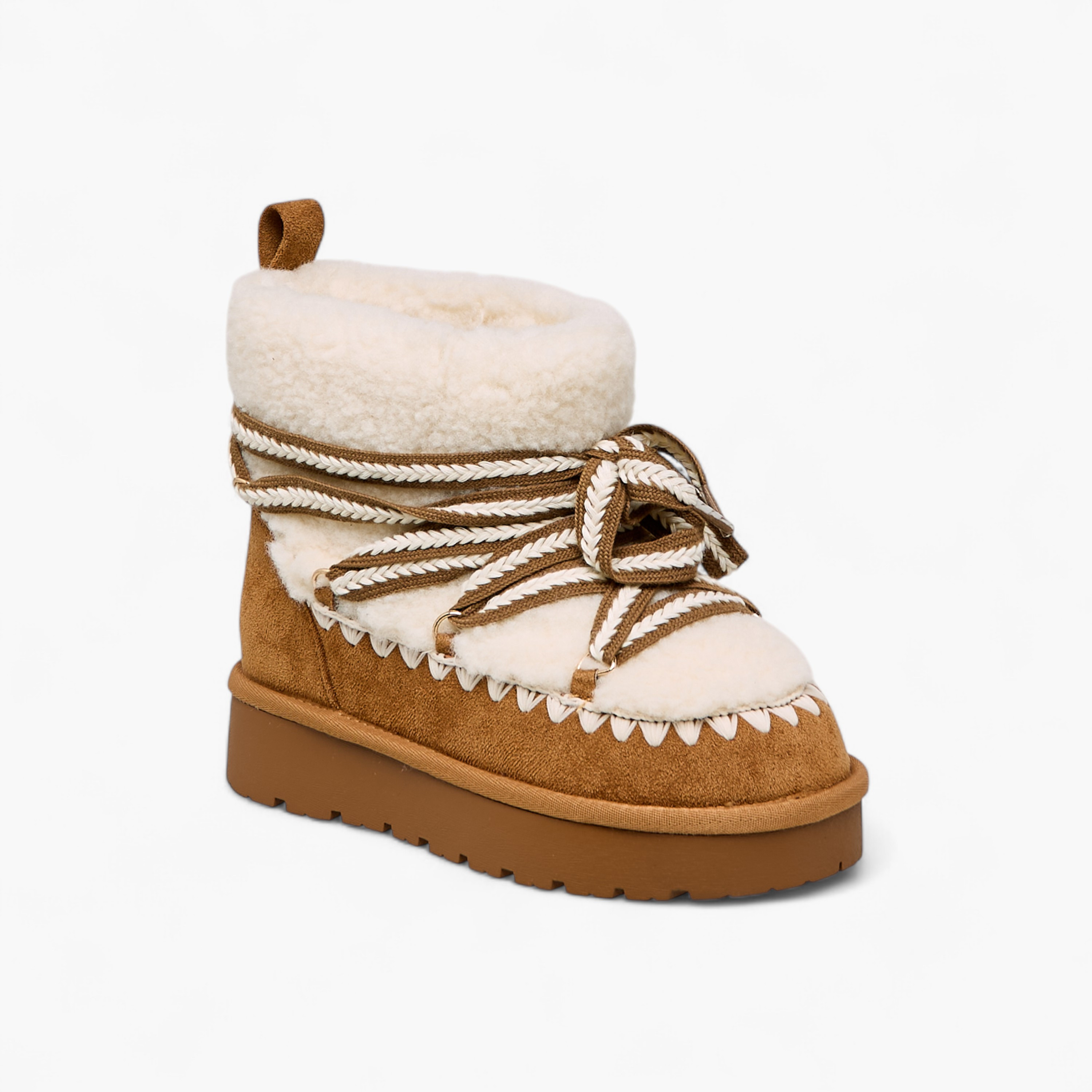 Little Missy Girls' Fur Detail Ankle Boots-girls-shoes-boots-image-2