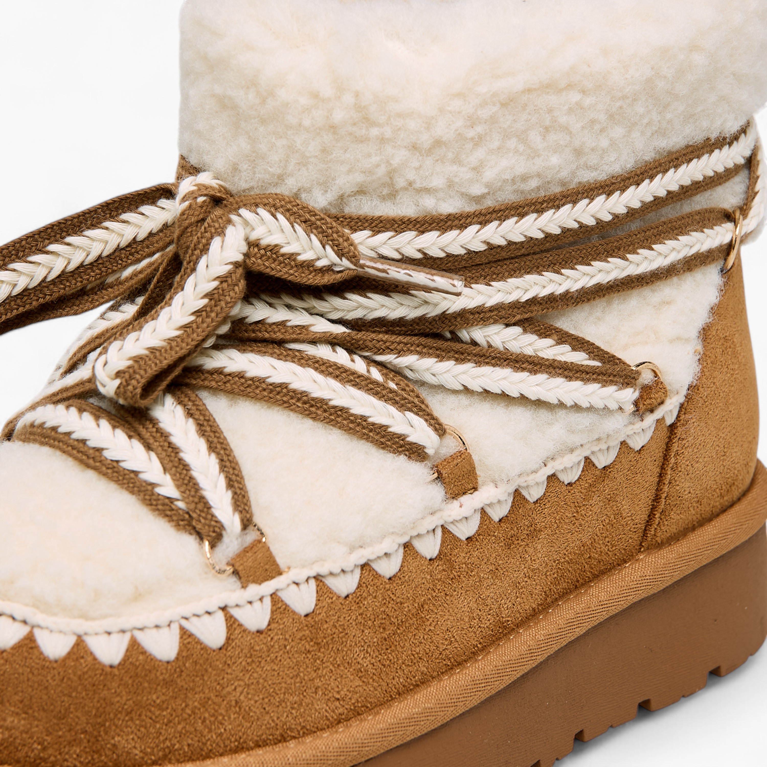 Little Missy Girls' Fur Detail Ankle Boots-girls-shoes-boots-image-4