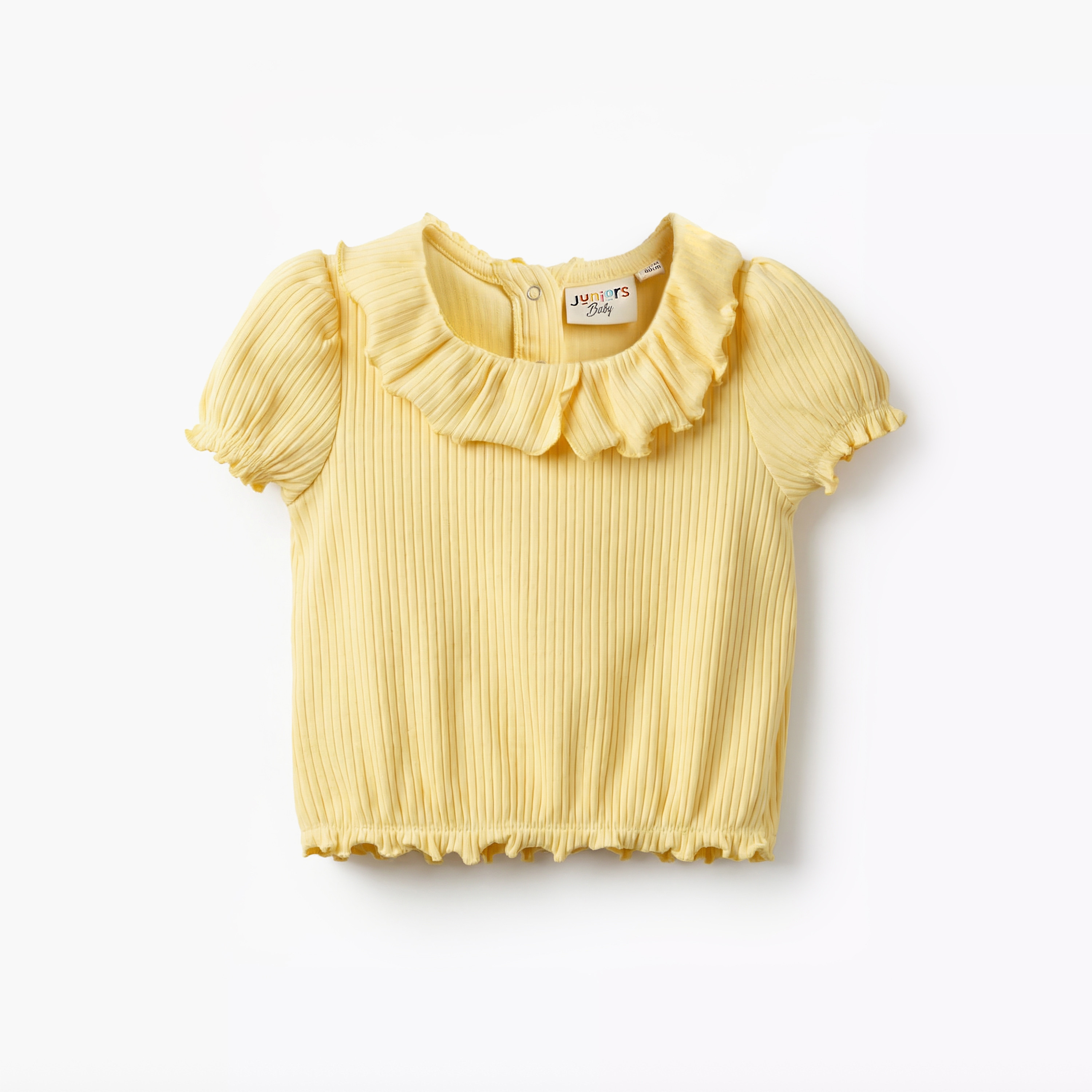 تيشيرت مضلع بأكمام قصيرة من جونيورز-baby-girls-clothing-tshirts-image-2