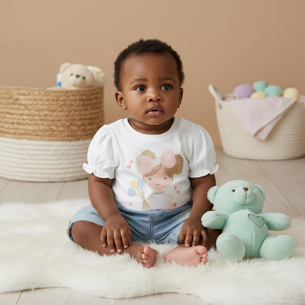 تيشيرت بأكمام منفوخة وطبعات من جونيورز-baby-girls-clothing-tshirts-image-5