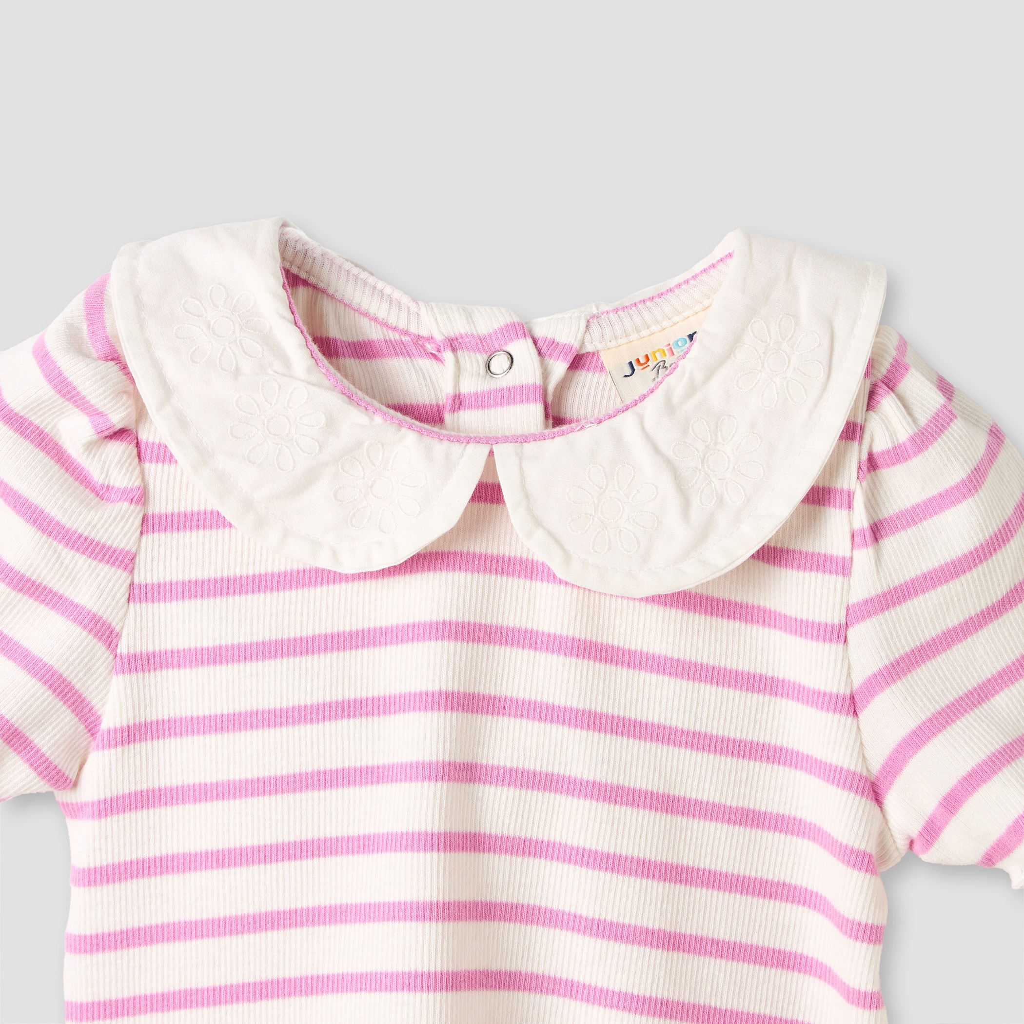 Set of 3 Juniors Round Neck Sleeveless T-shirts with Print-baby-girls-clothing-tshirts-image-5
