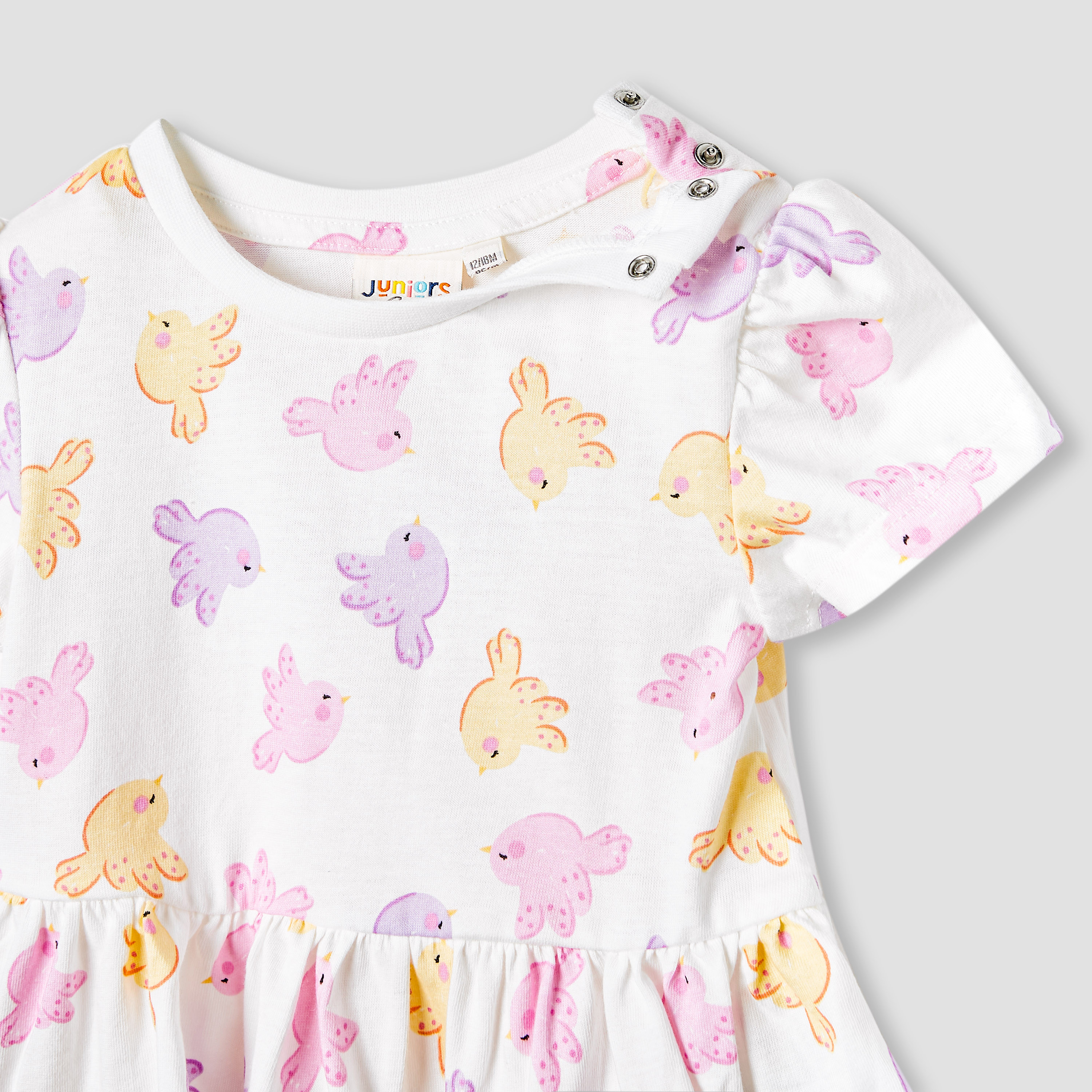 Juniors Bird Print Top - Set of 2-baby-girls-clothing-tshirts-image-4
