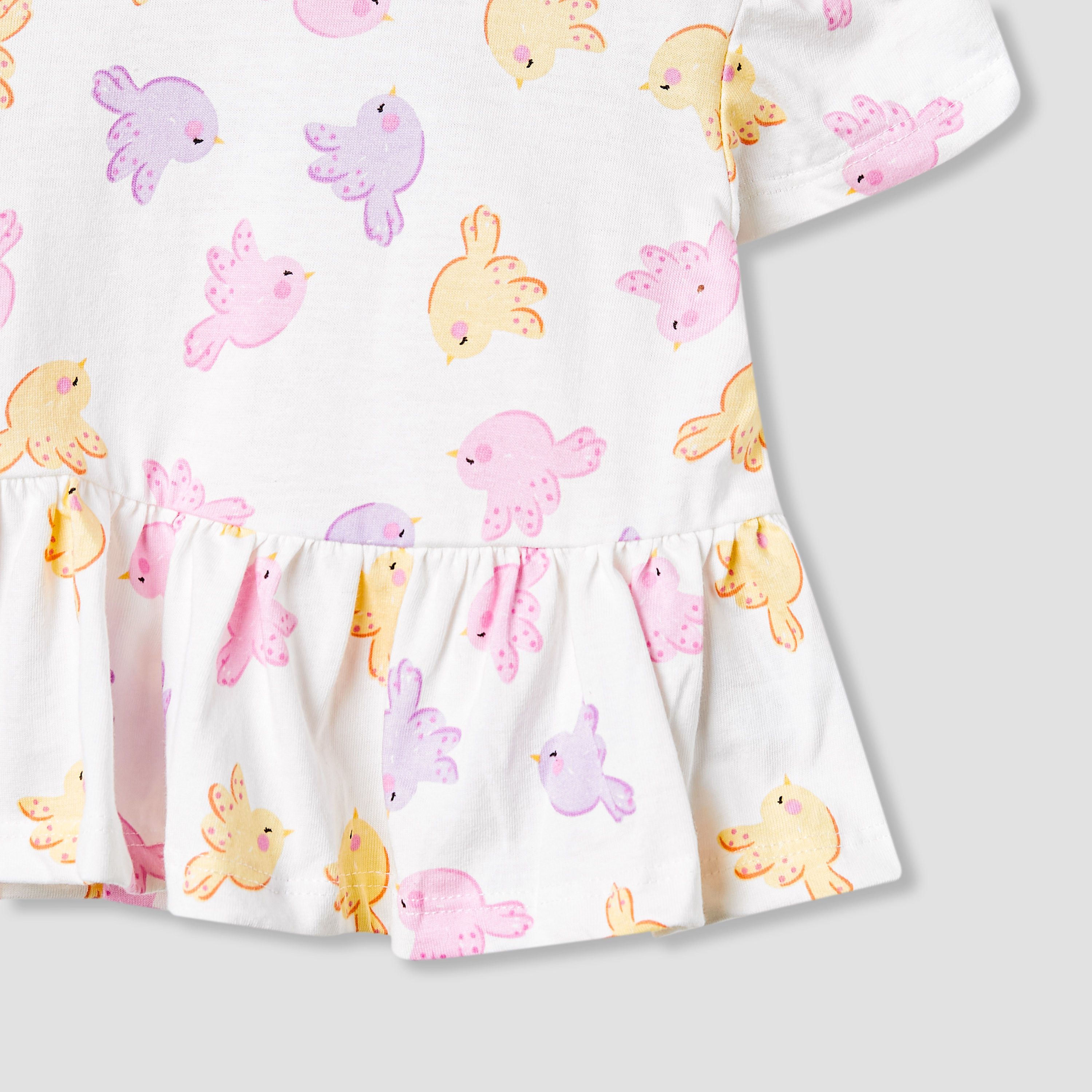 Juniors Bird Print Top - Set of 2-baby-girls-clothing-tshirts-image-5