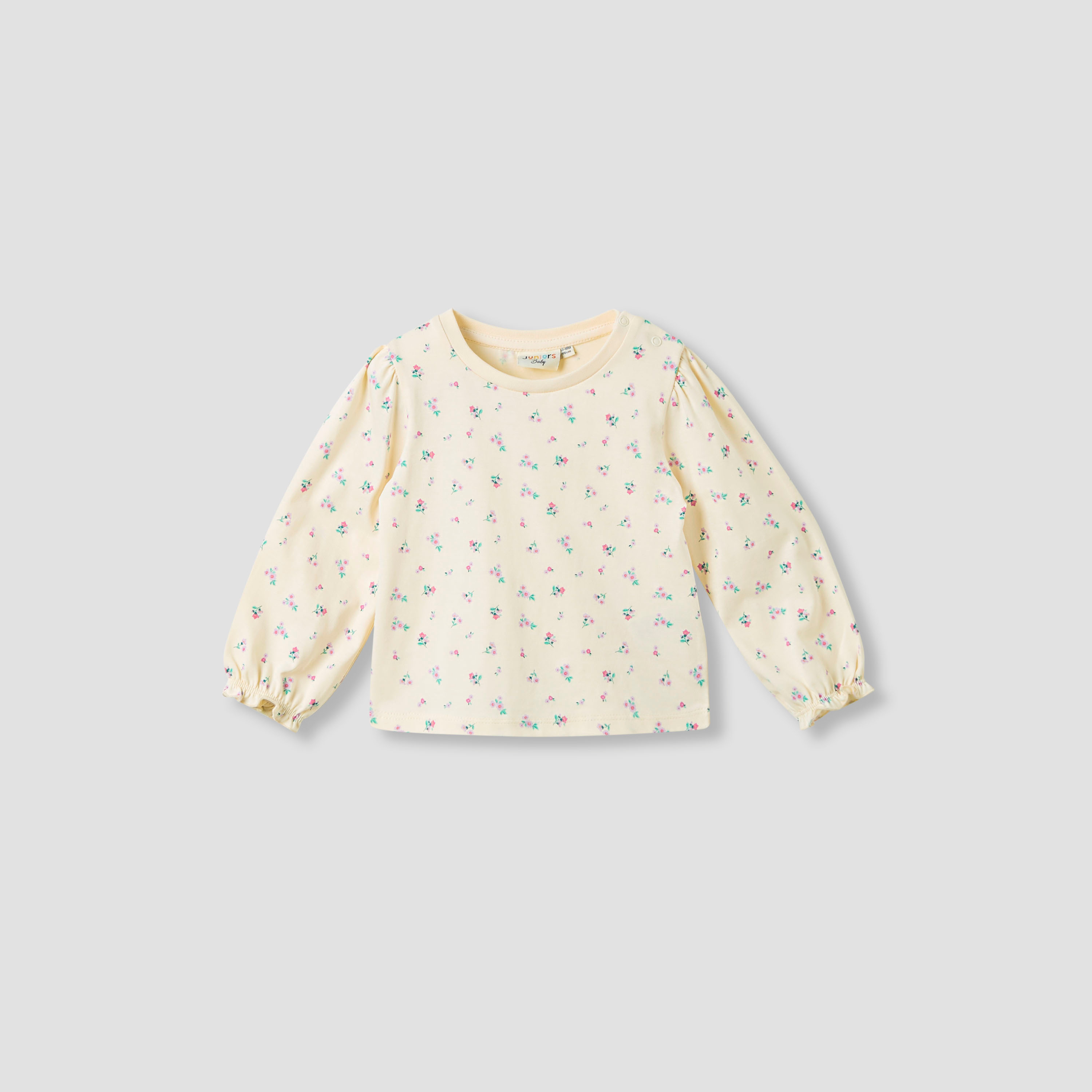 Juniors Printed T-shirt with Long Sleeves - Set of 2-baby-girls-clothing-tshirts-image-2