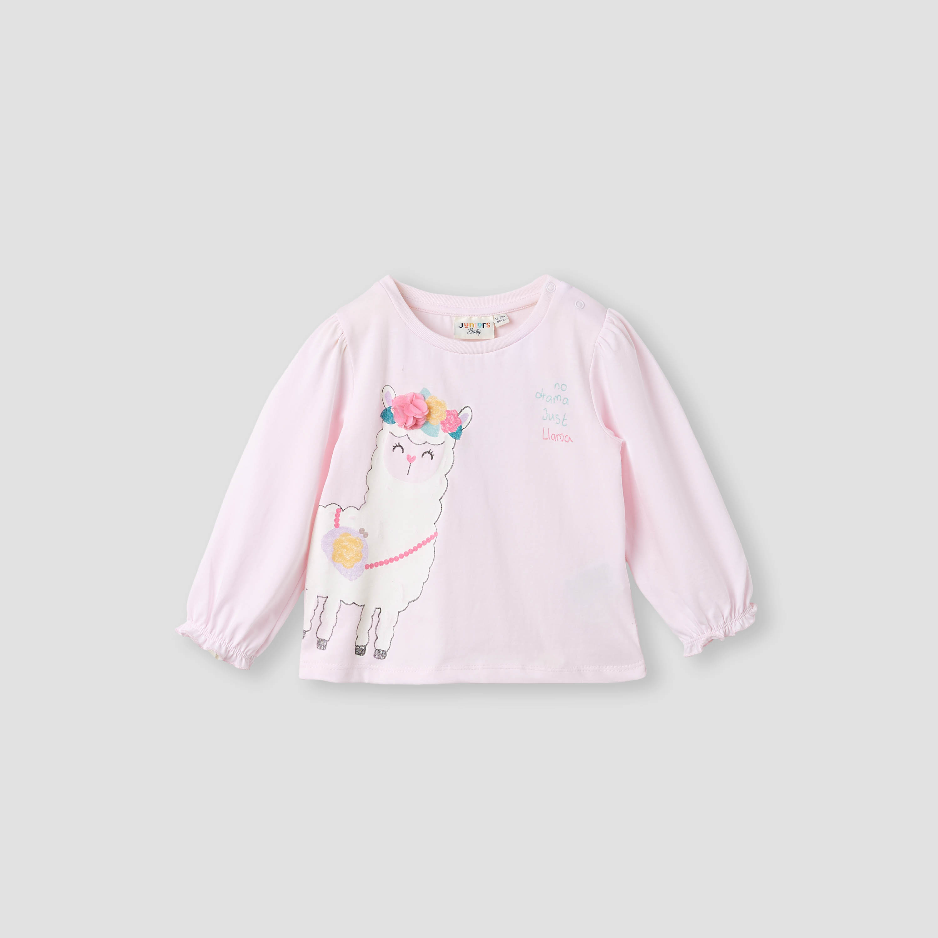 Juniors Printed Tops with Long Sleeves - Set of 3-baby-girls-clothing-tshirts-image-4