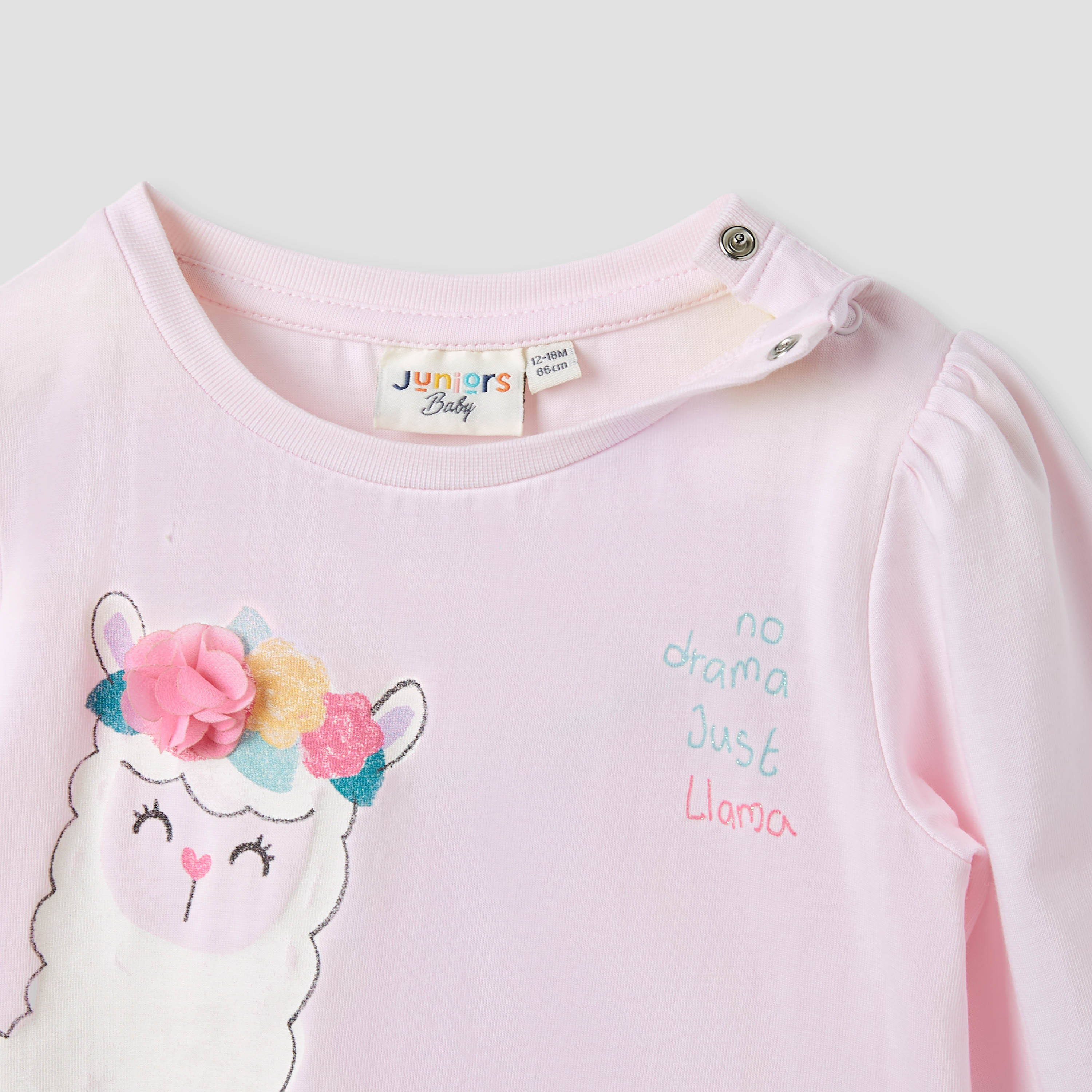 Juniors Printed Tops with Long Sleeves - Set of 3-baby-girls-clothing-tshirts-image-5