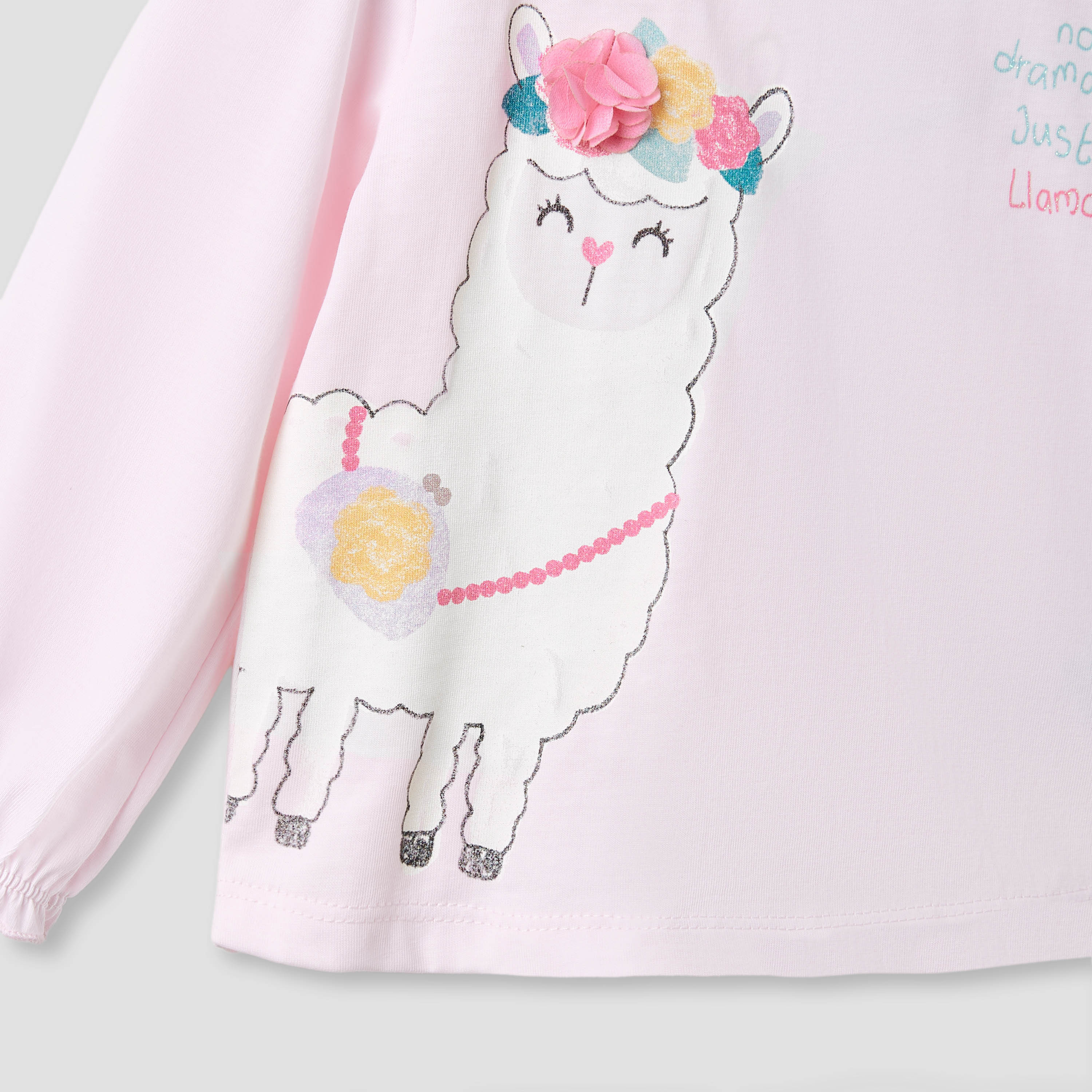 Juniors Printed Tops with Long Sleeves - Set of 3-baby-girls-clothing-tshirts-image-6